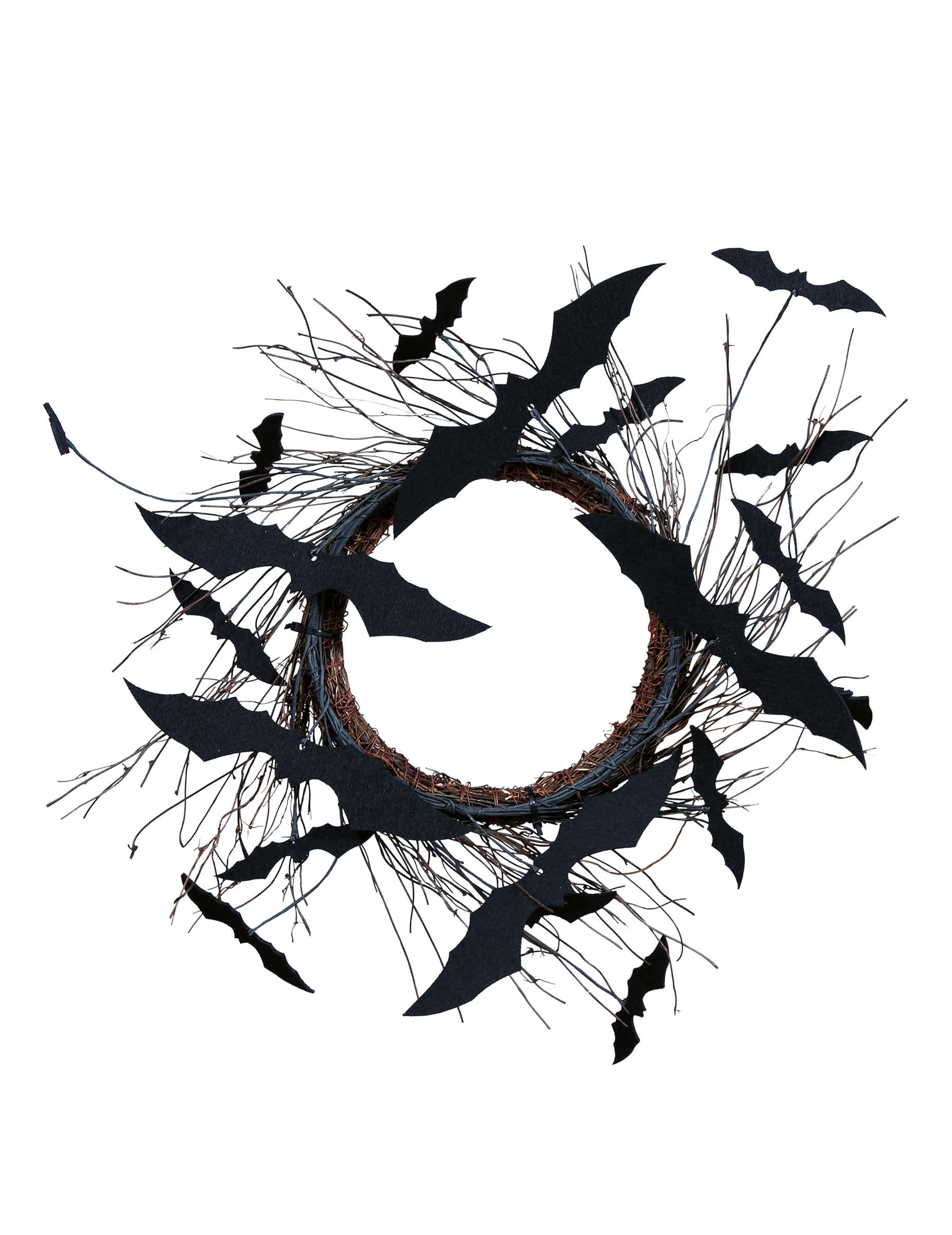 Halloween Türkranz mit Fledermäusen 30cm