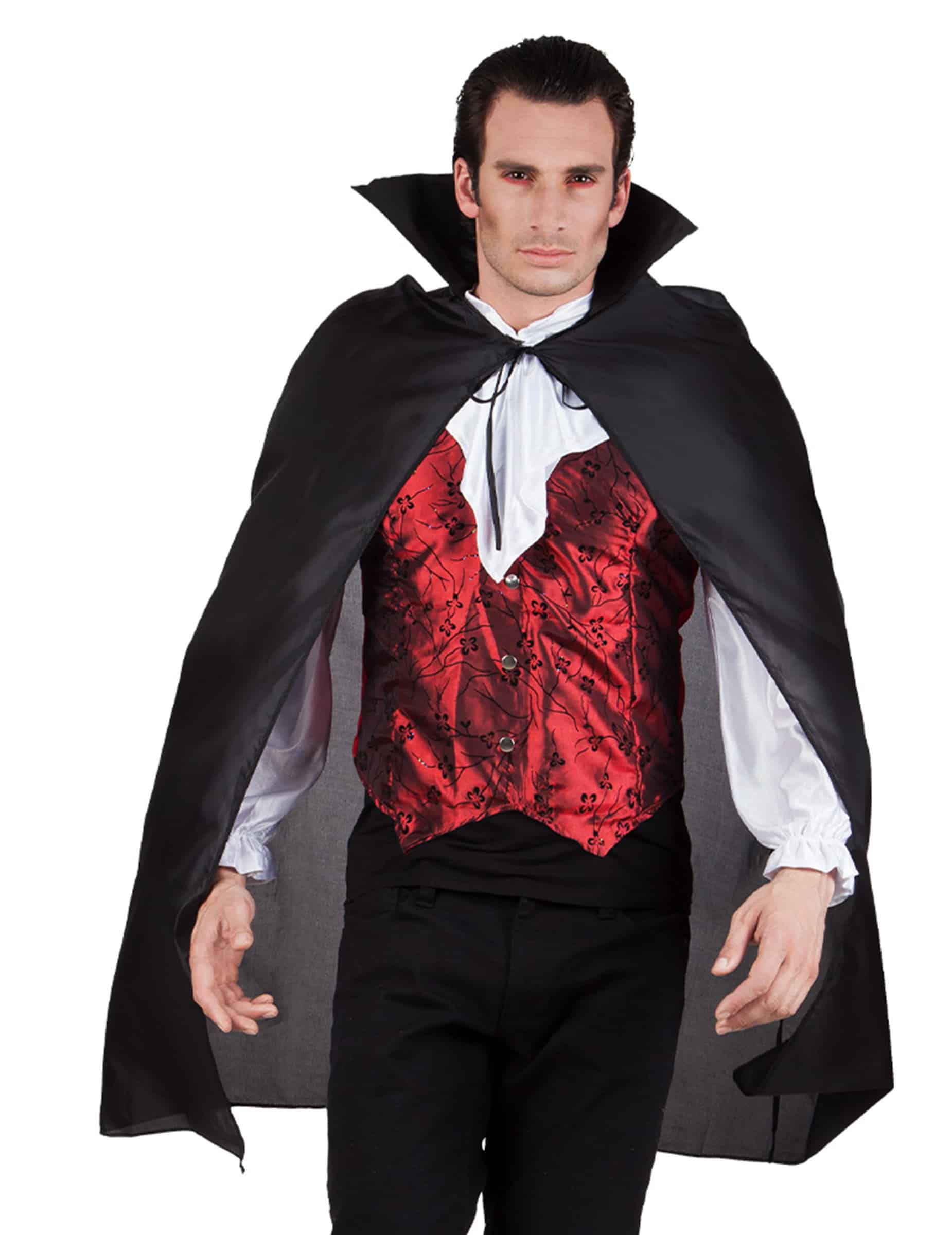 Halloween-Vampirumhang für Erwachsene schwarz