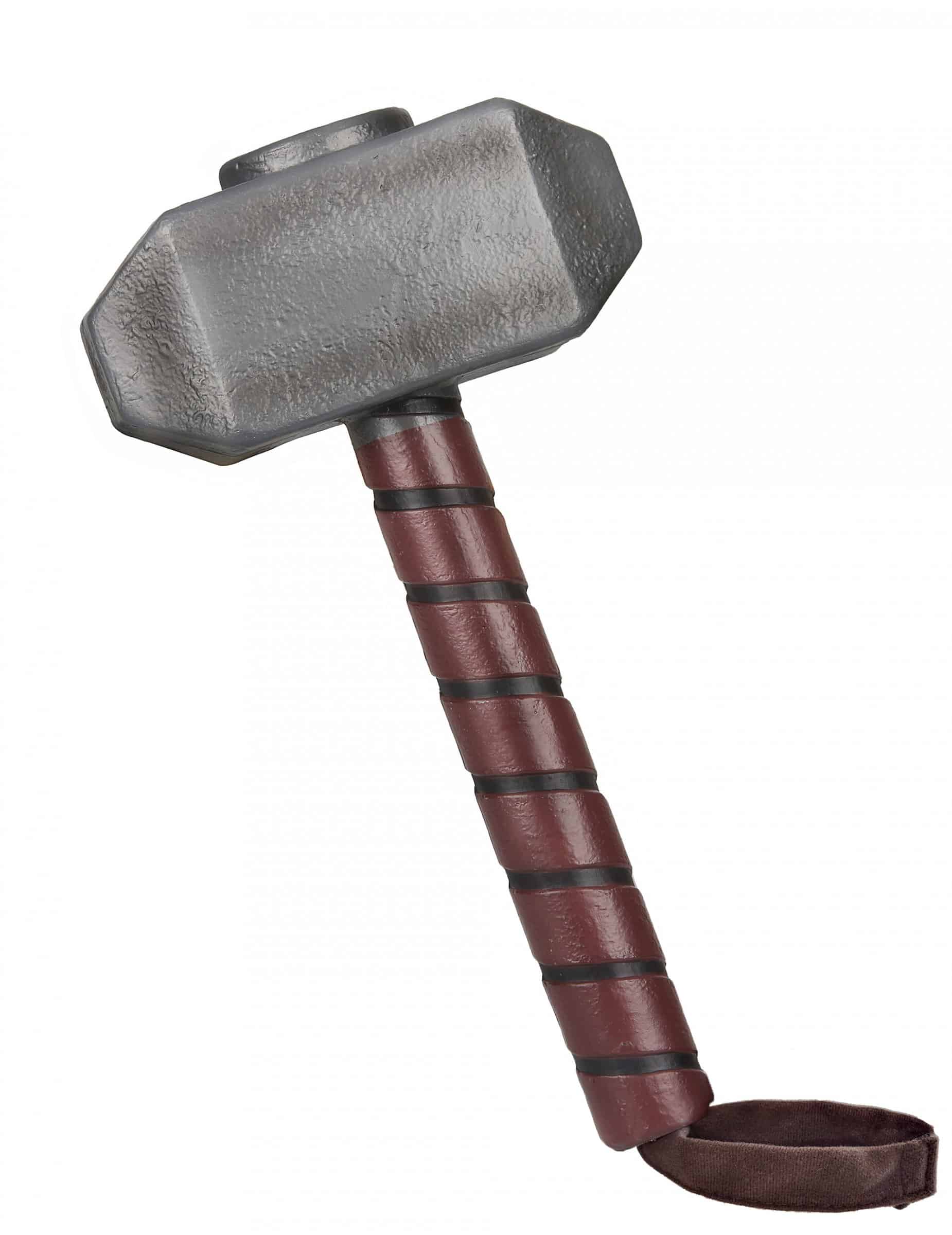Hammer des Thor für Erwachsene grau-braun