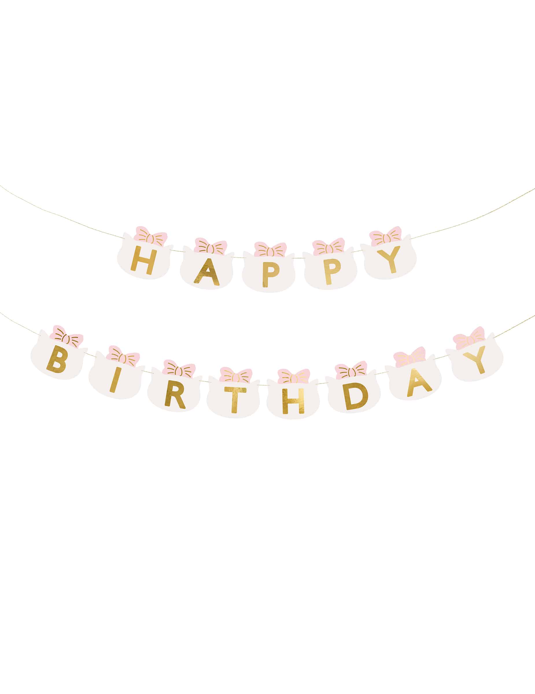 Happy Birthday Girlande Kätzchen 2