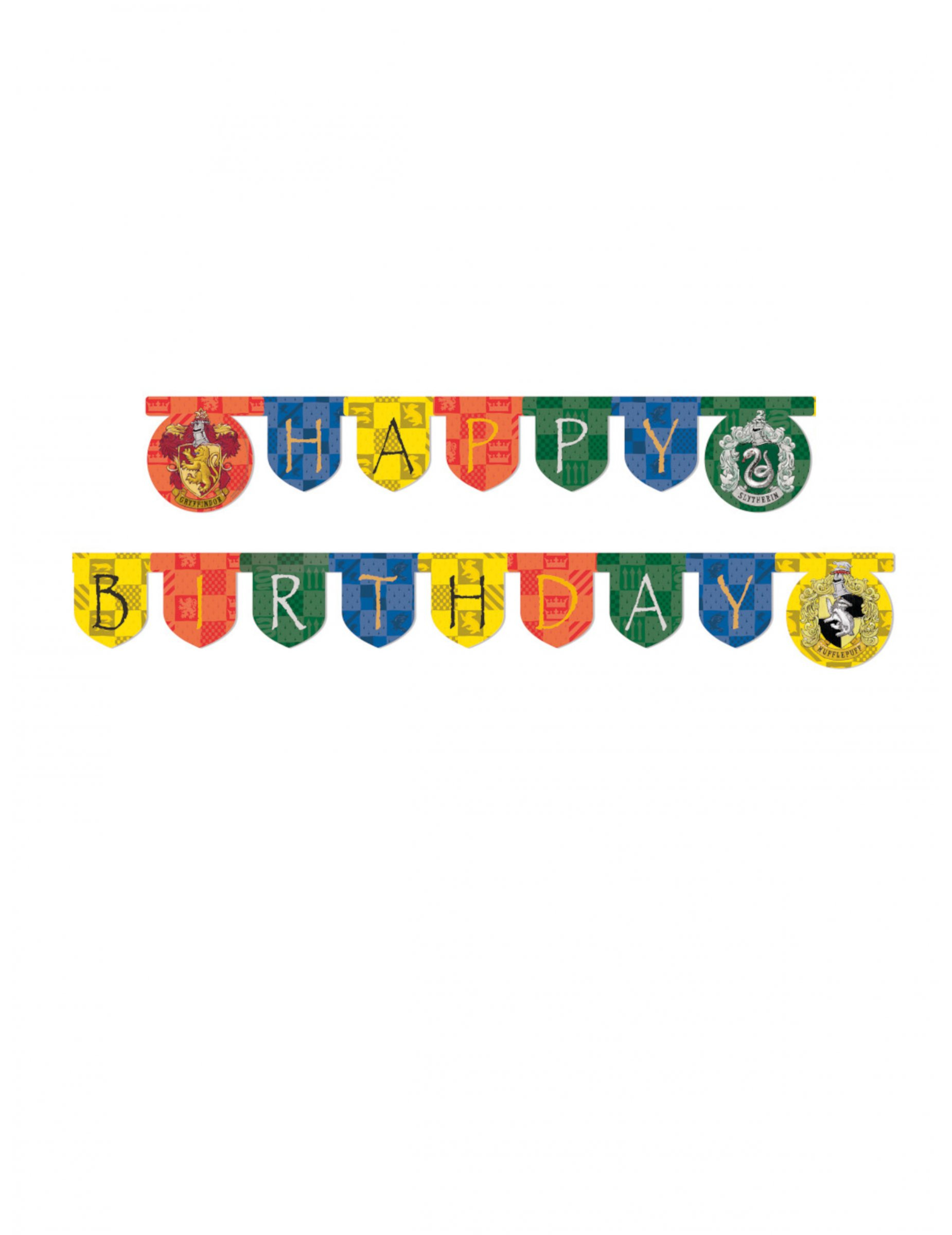 Harry Potter Girlande Partydekoration bunt 2 m