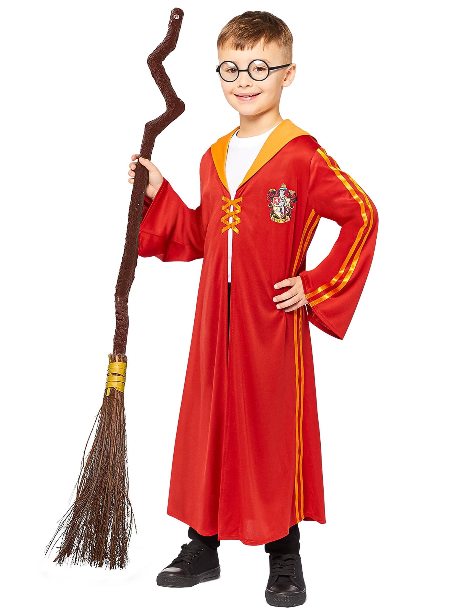 Harry Potter Kostüm Quidditch für Kinder rot-gold