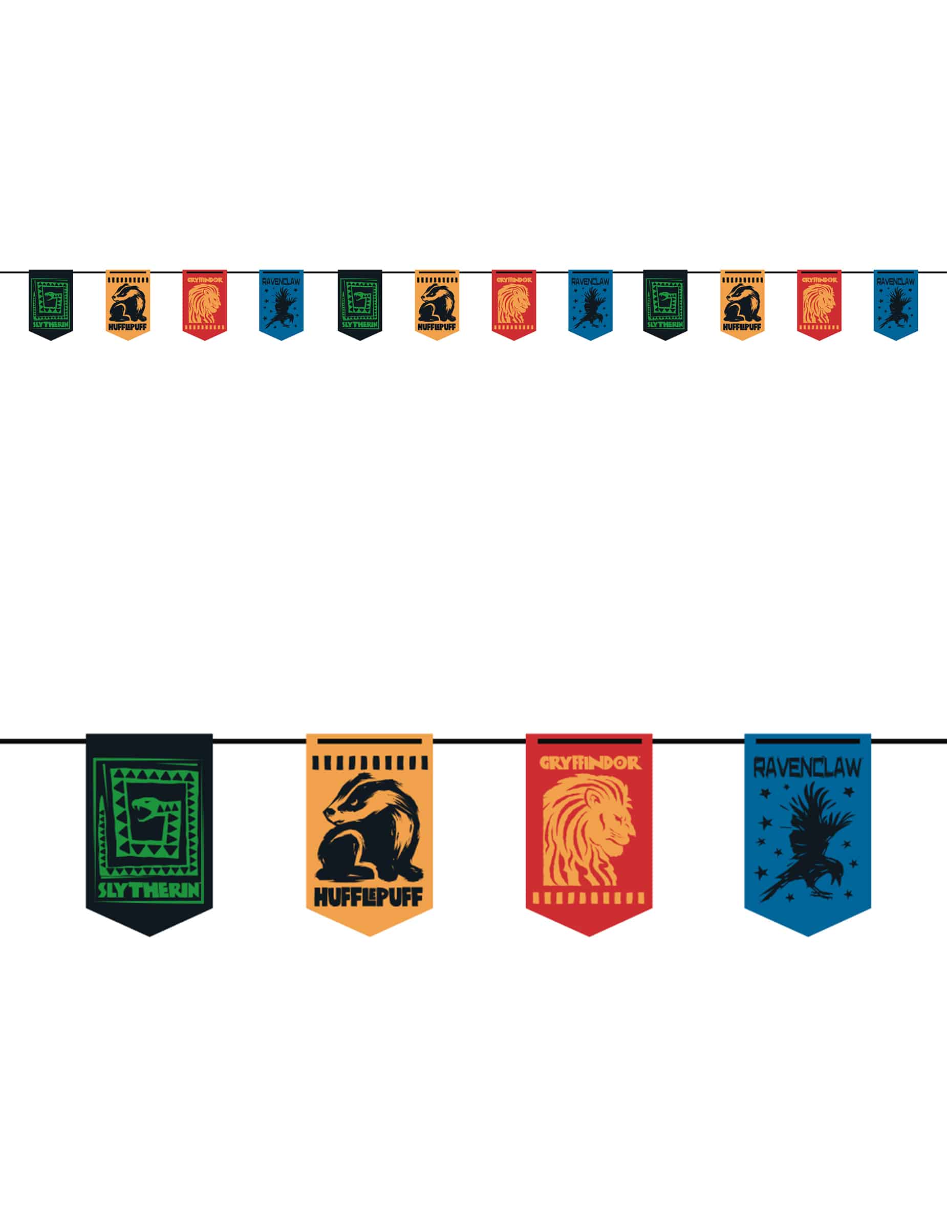 Harry Potter Wimpelkette Häuser 3