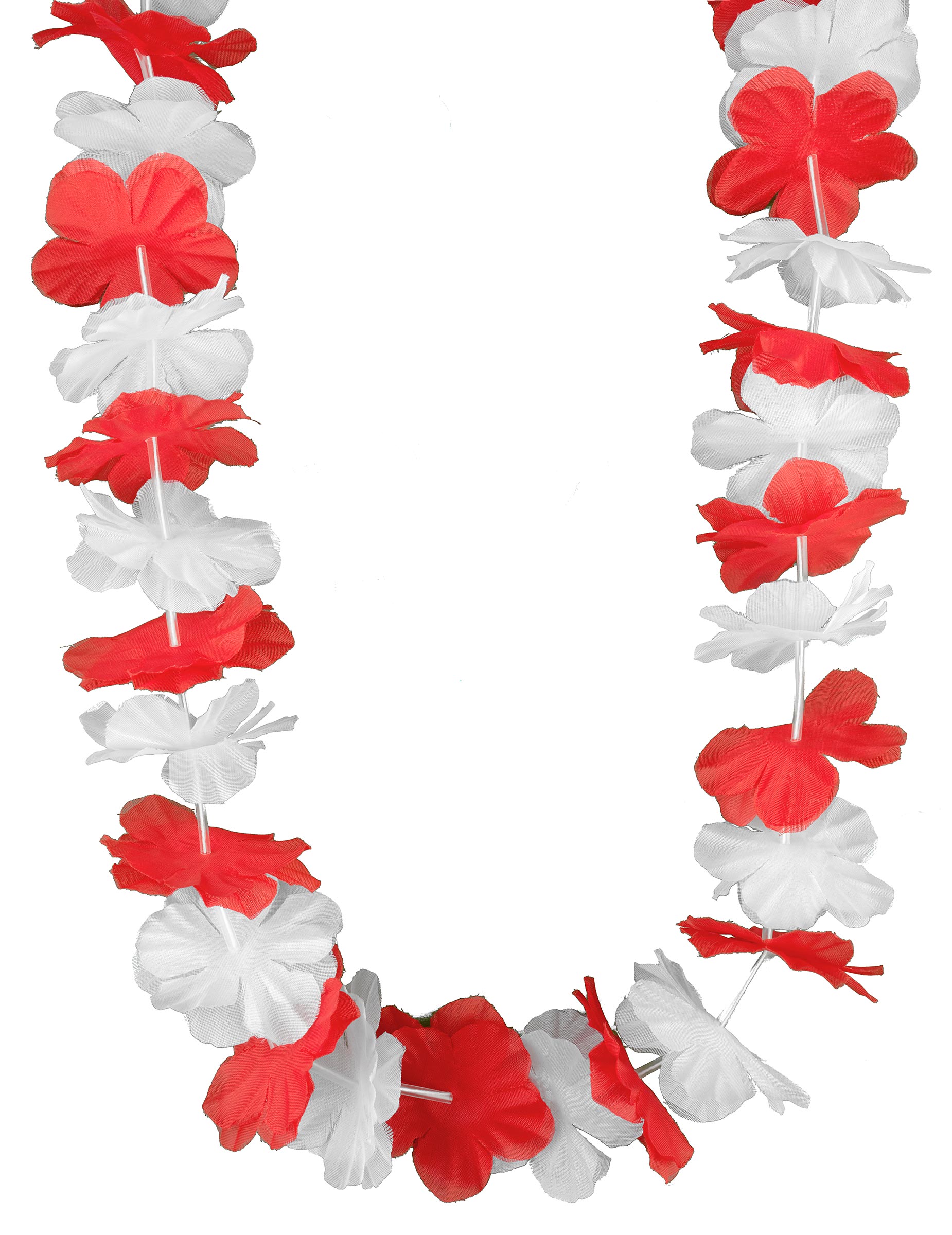 Hawaiikette mit Dänischen Landesfarben rot-weiss