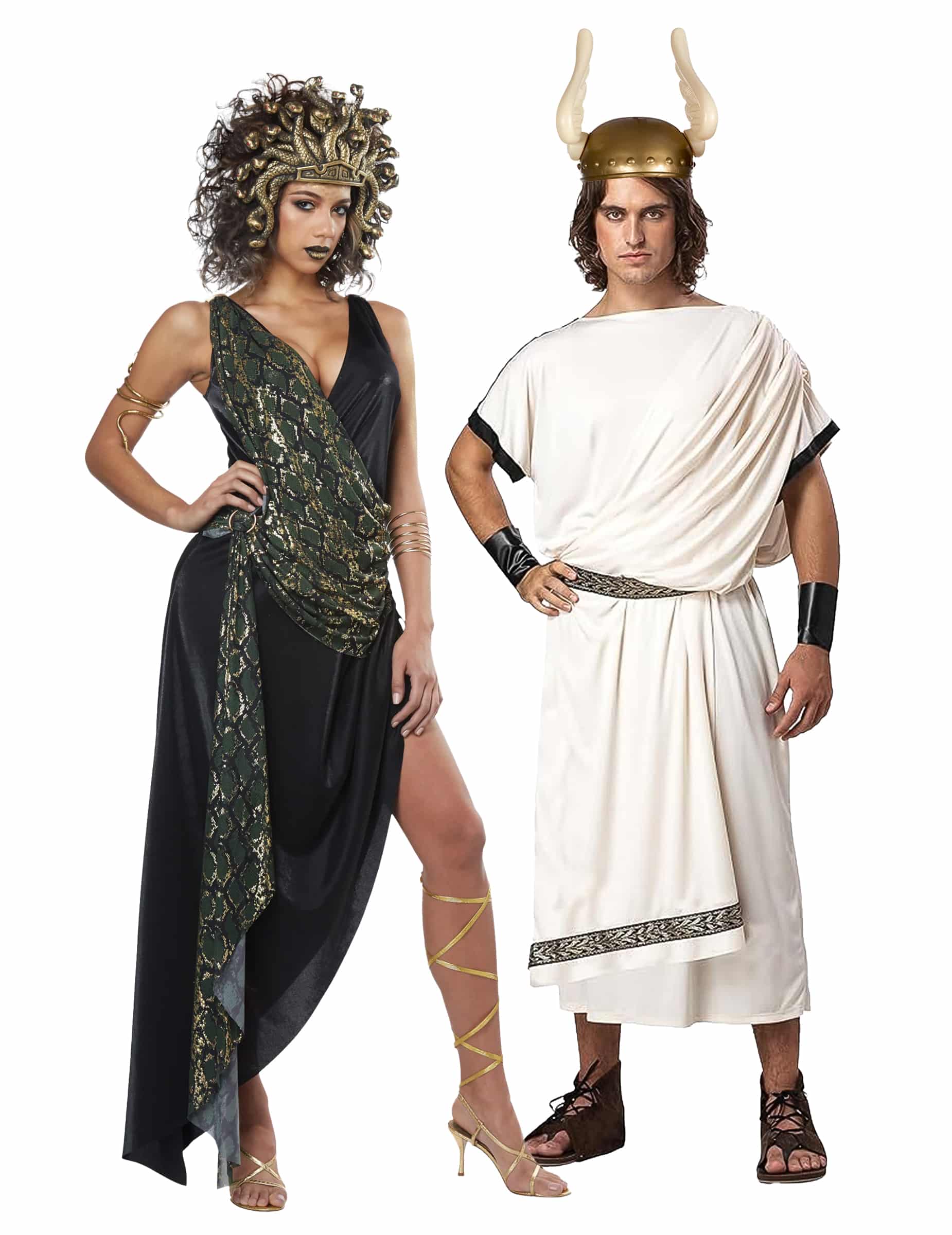 Hermes und Medusa Paarkostüm
