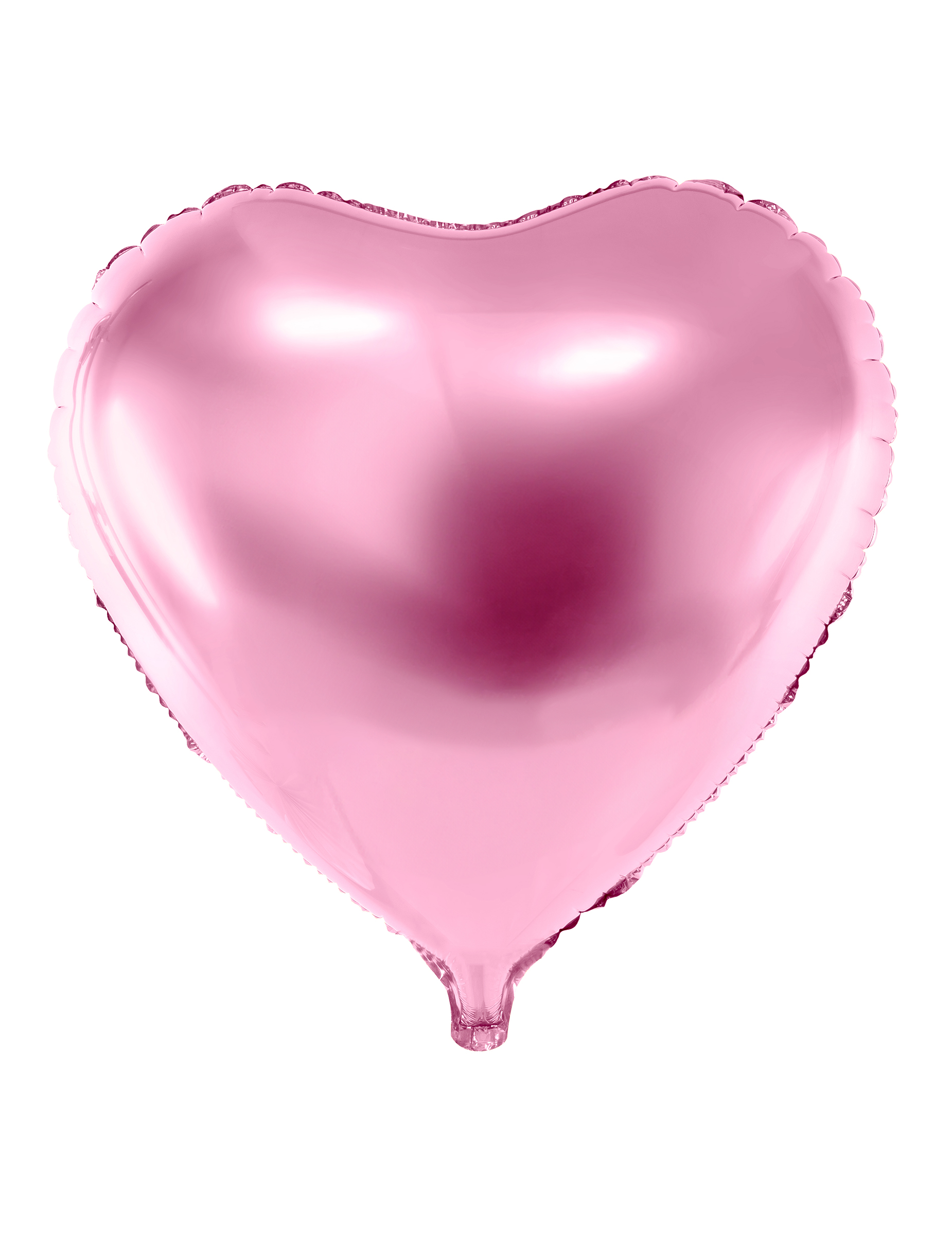 Herz-Luftballon Folienballon Hochzeit-Deko Valentinstag-Deko rosa 45 cm