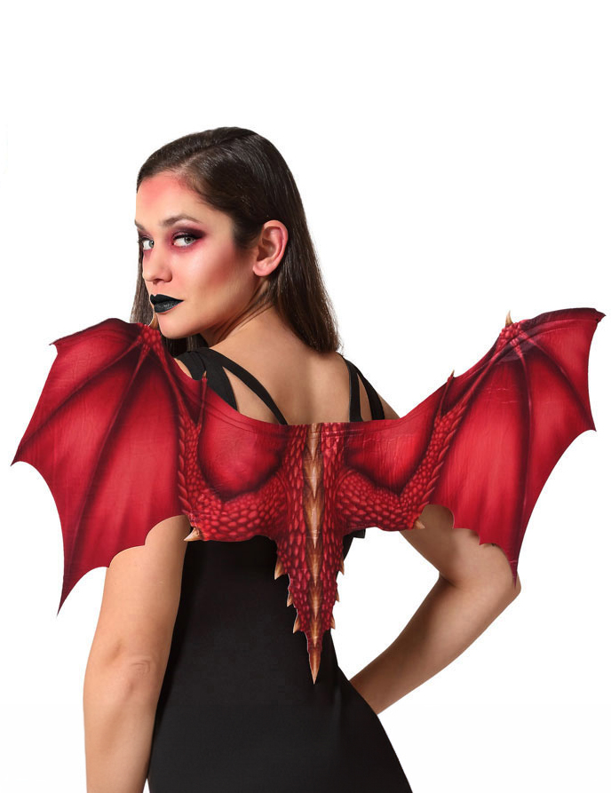 Hochwertige Drachenflügel für Erwachsene rot 97 x 37 cm