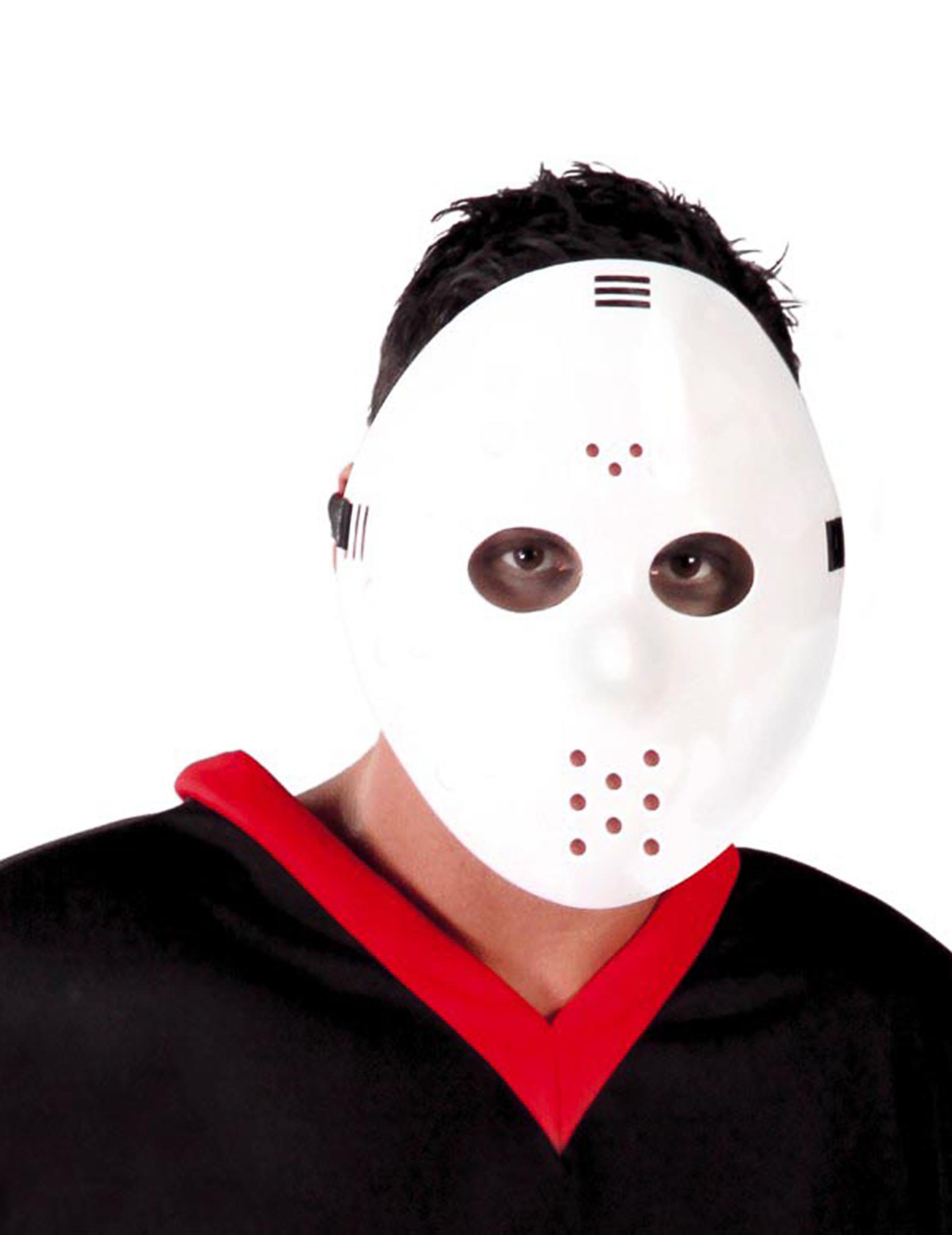 Hockey-Maske für Erwachsene weiss
