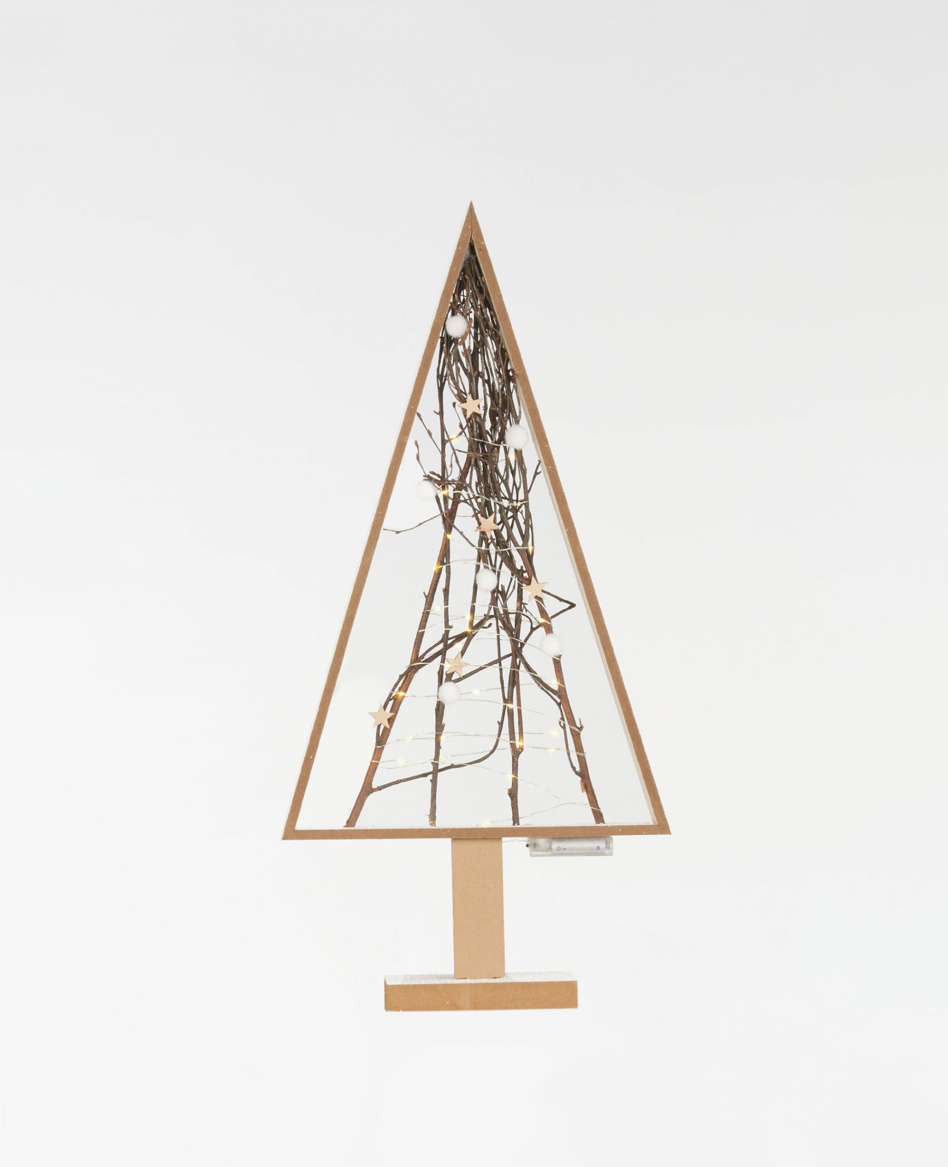 Holz-Weihnachtsbaum 72 x 35 cm