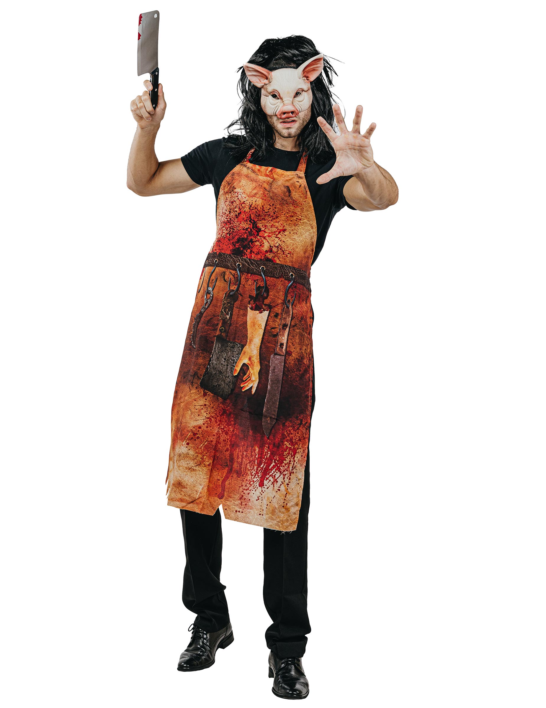 Horror Metzger Kostüm für Erwachsene Halloween