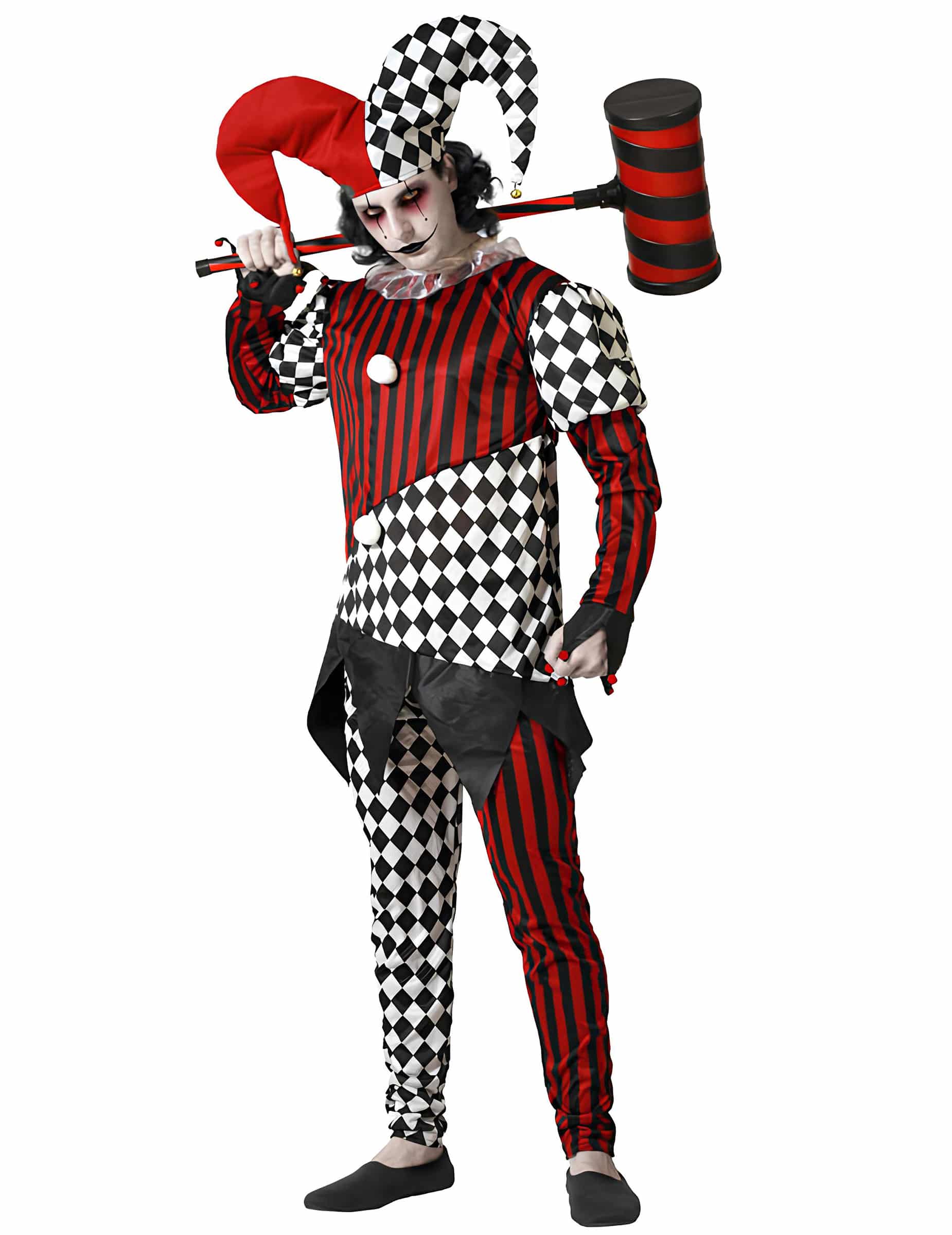Horrorclown Harlekin für Herren