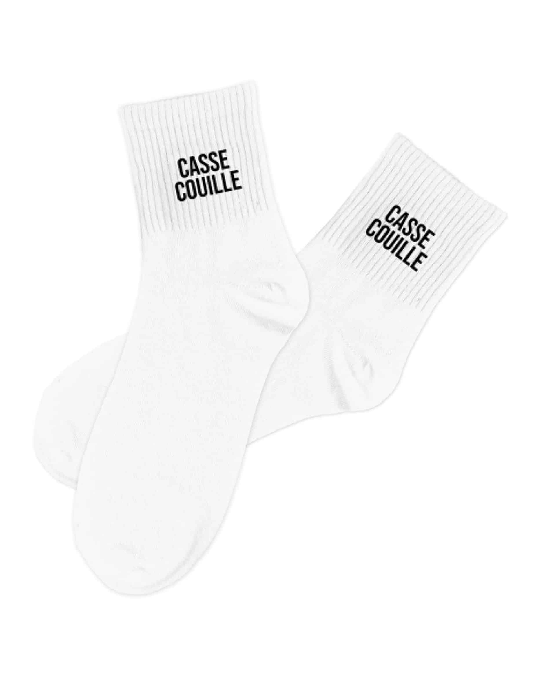 Humor Socken Stressmacher Weiß für Erwachsene