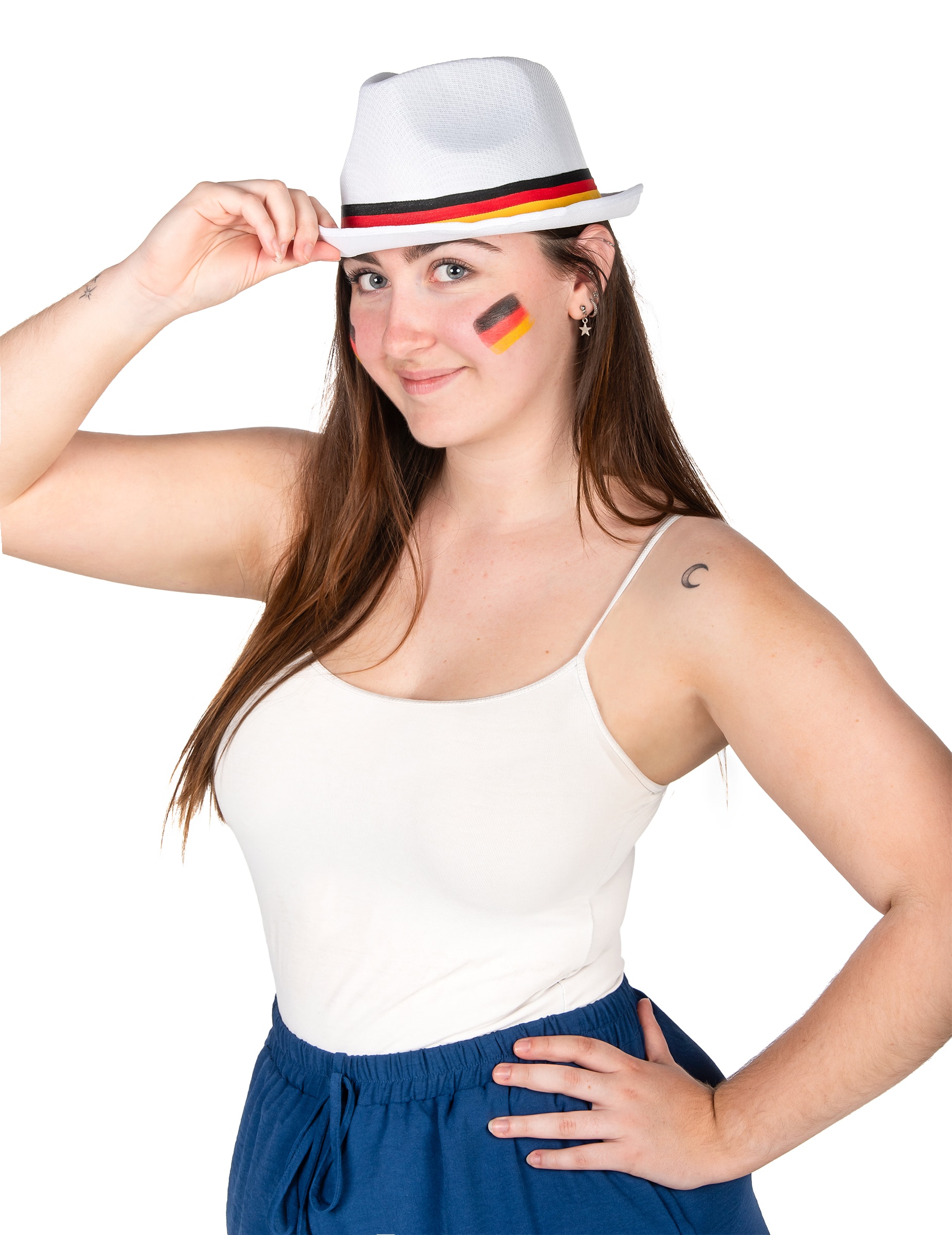 Hut Deutschland Fanartikel weiß