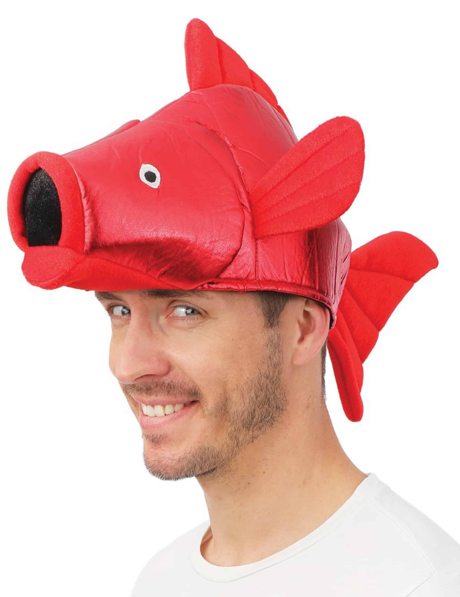 Hut Goldfisch für Erwachsene rot