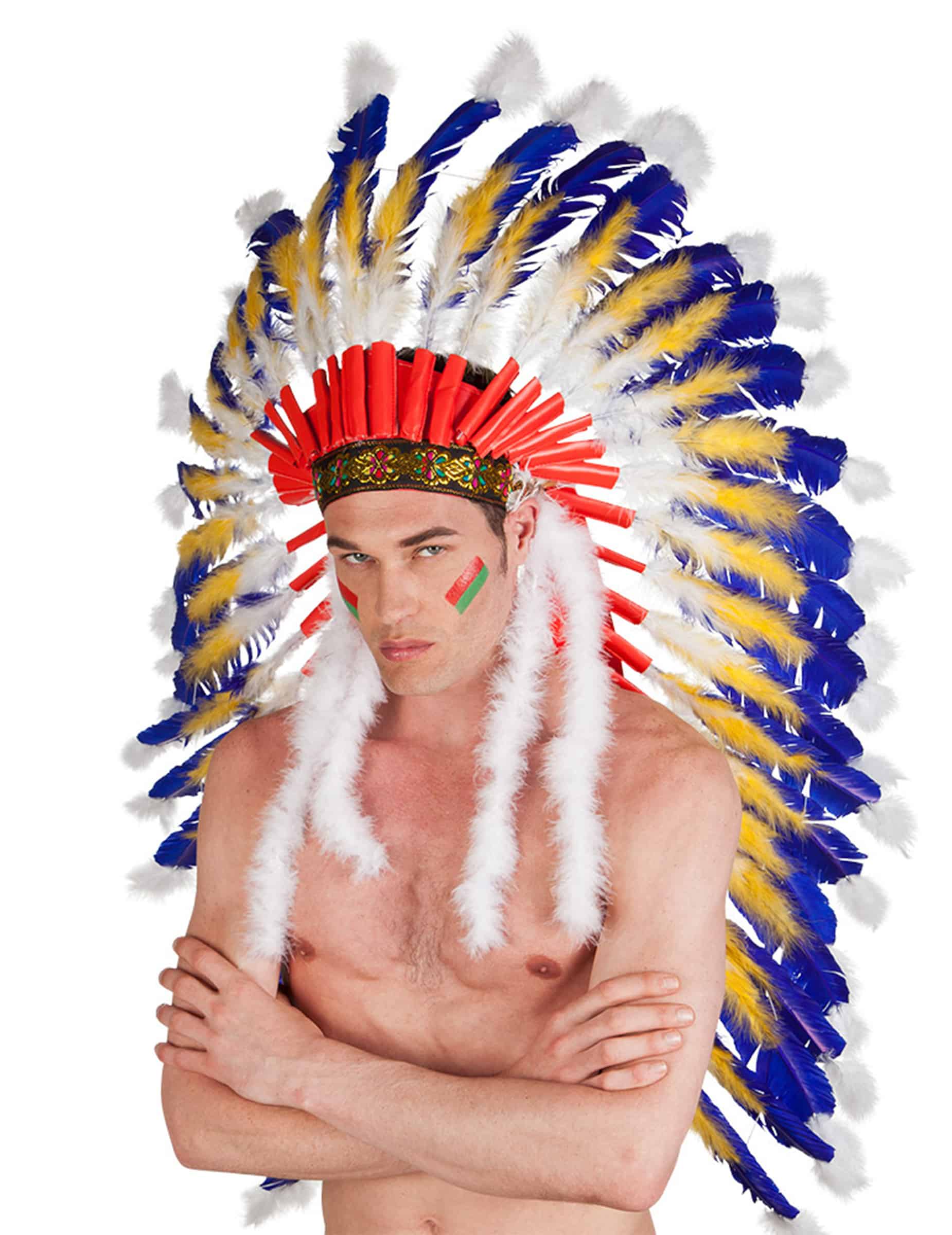 Indianer-Häuptling Kopfschmuck für Erwachsene