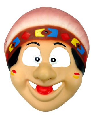 Indianer-Maske Kinder bunt