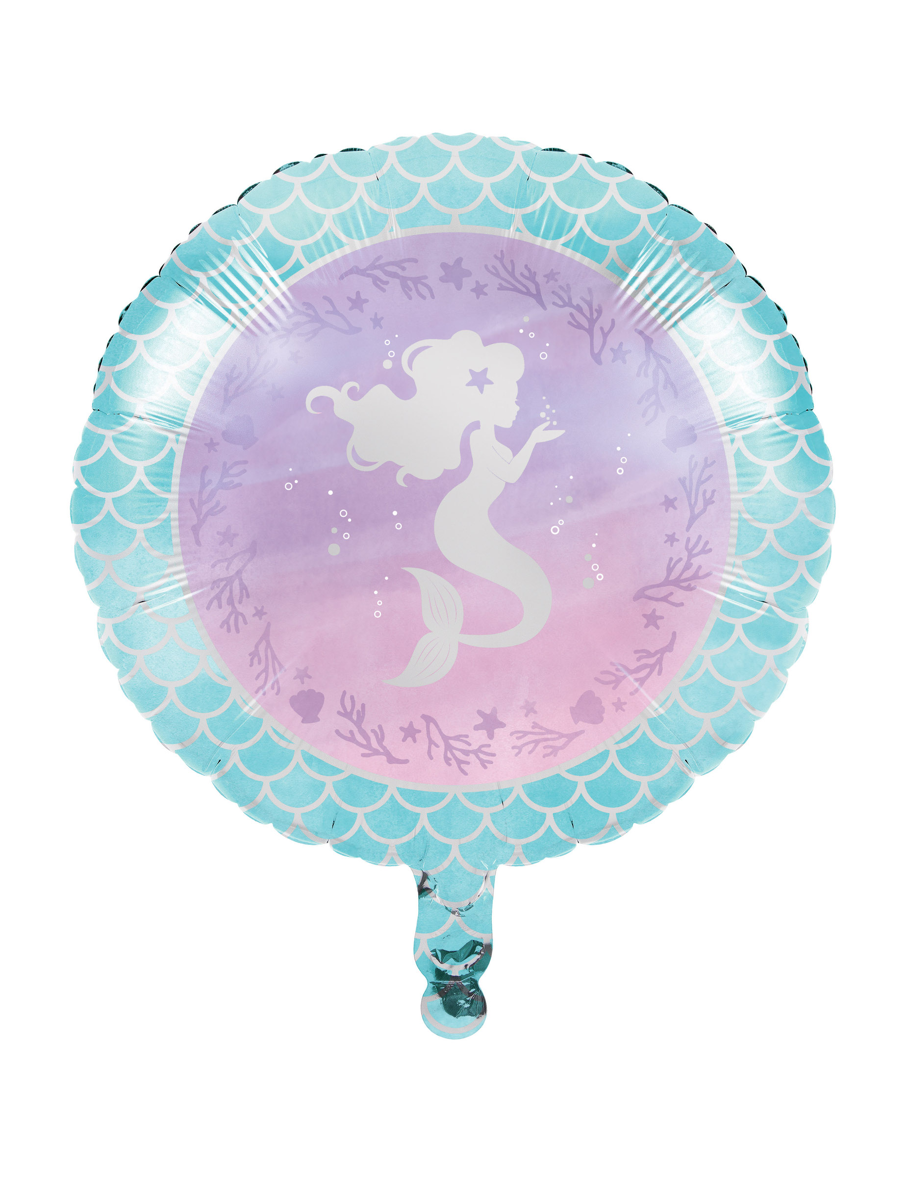 Irisierender Meerjungfrau Folienballon 45