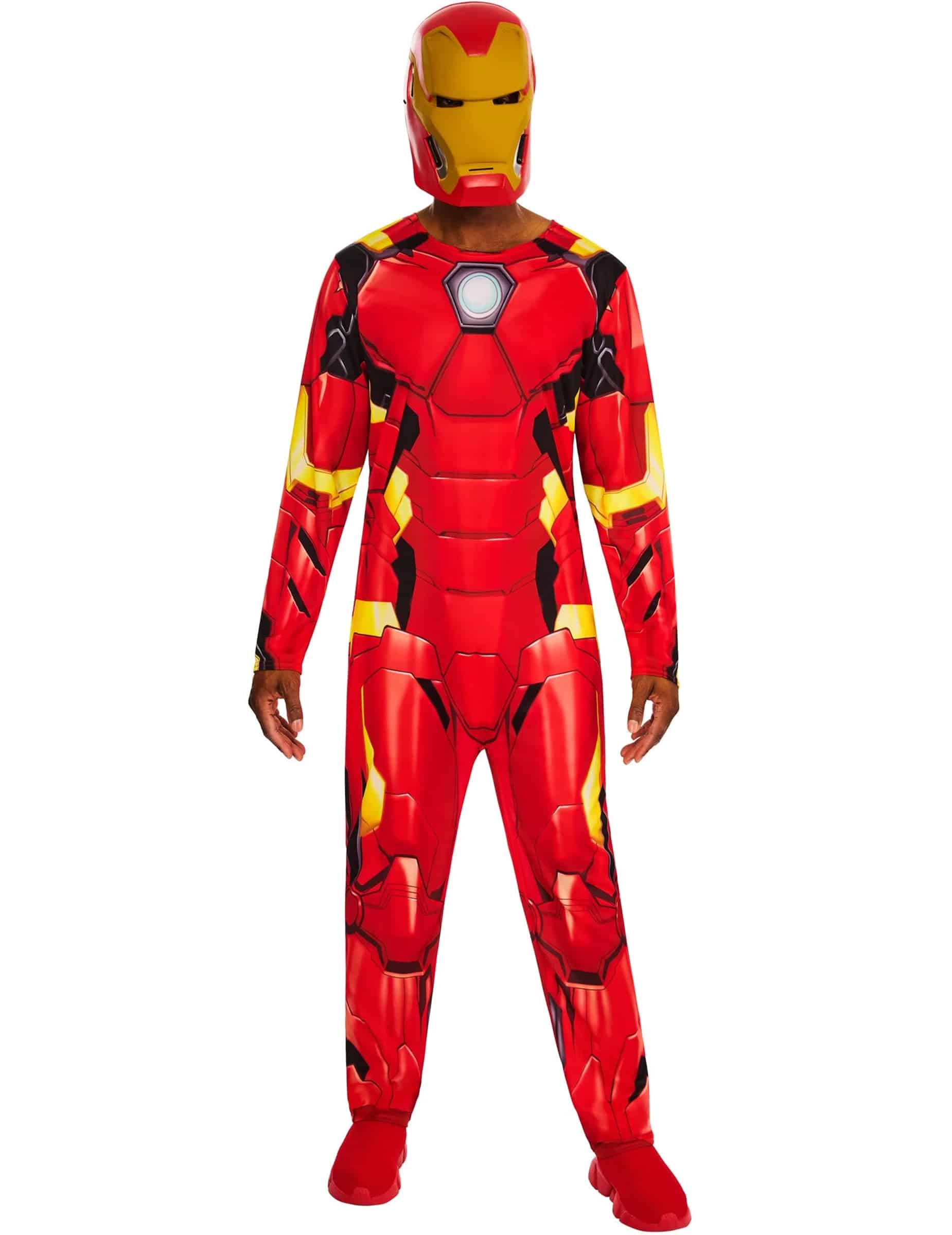 Iron Man Kostüm für Erwachsene Klassisches Marvel Superhelden Kostüm mit Maske