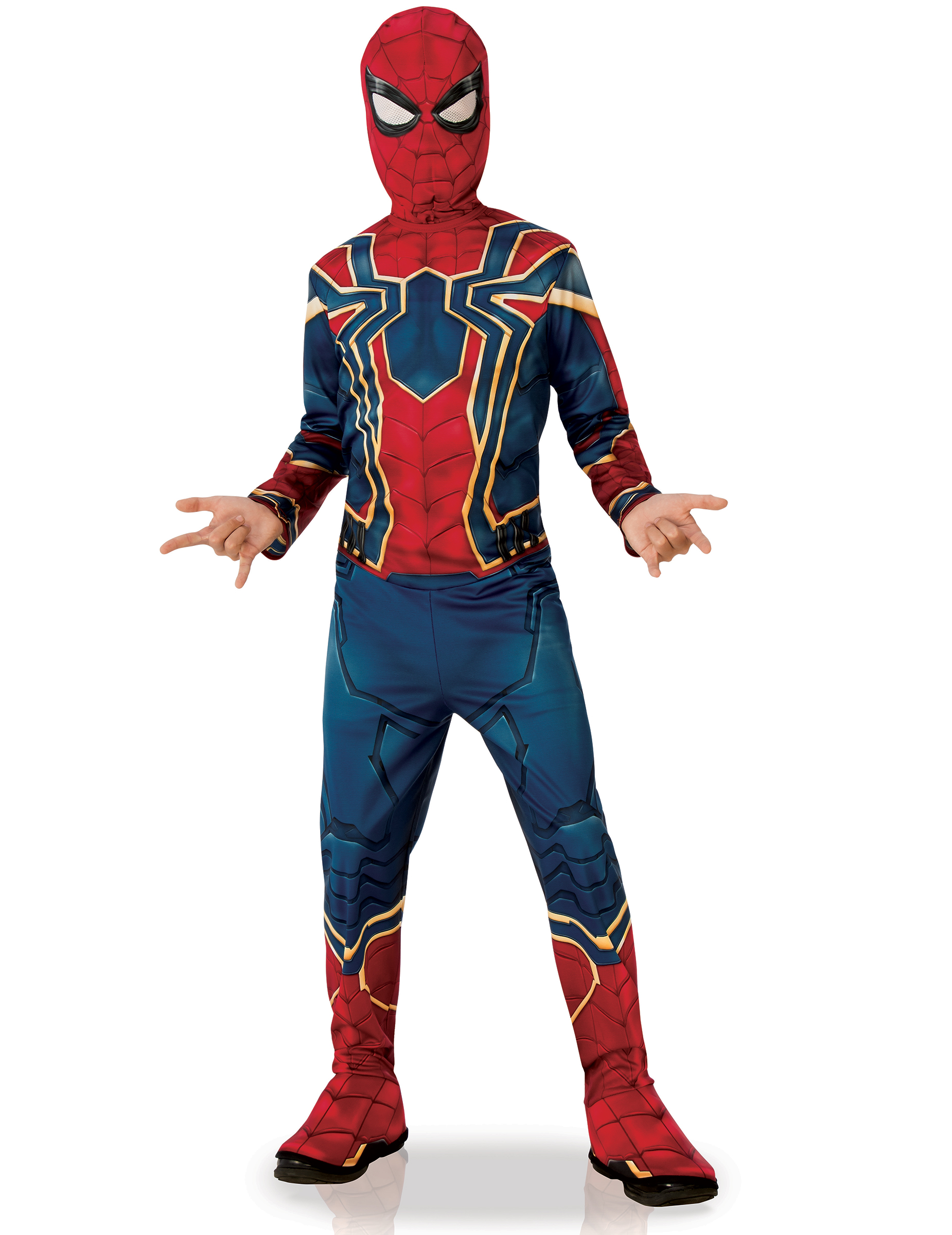 Iron Spider-Kinderkostüm Spider Man-Kostüm Infinity War blau-rot-gold