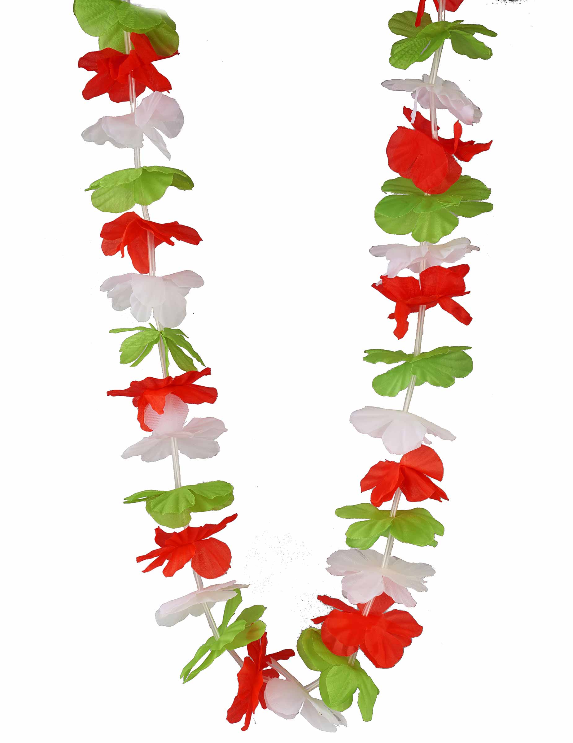 Italien Blütenkette Fanaccessoire grün-weiss-rot