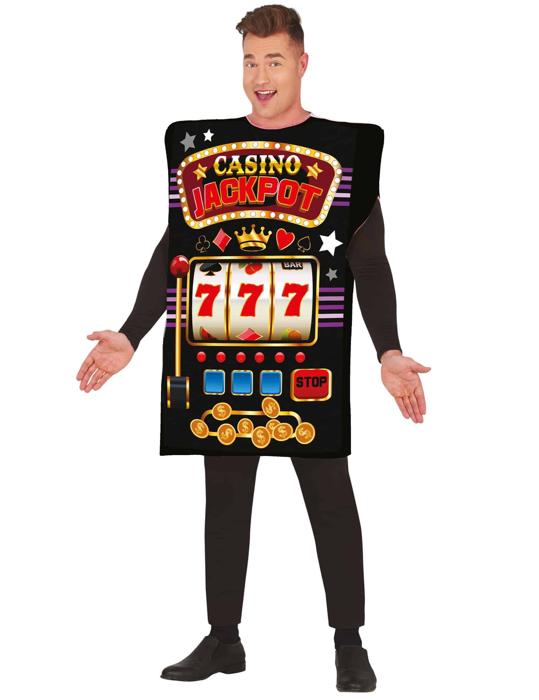 Jackpot-Casino-Kostüm für Erwachsene