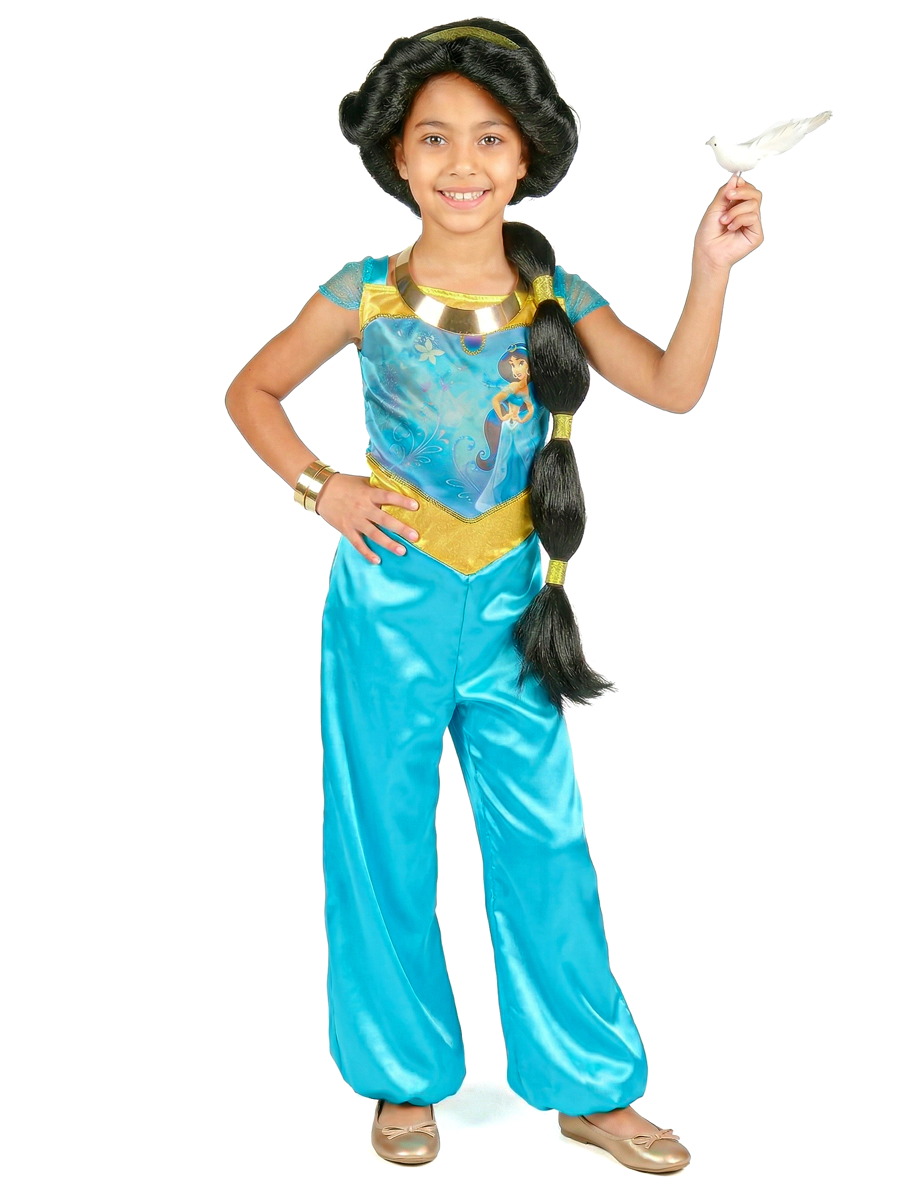 Jasmine Kinderkostüm Aladin Blau