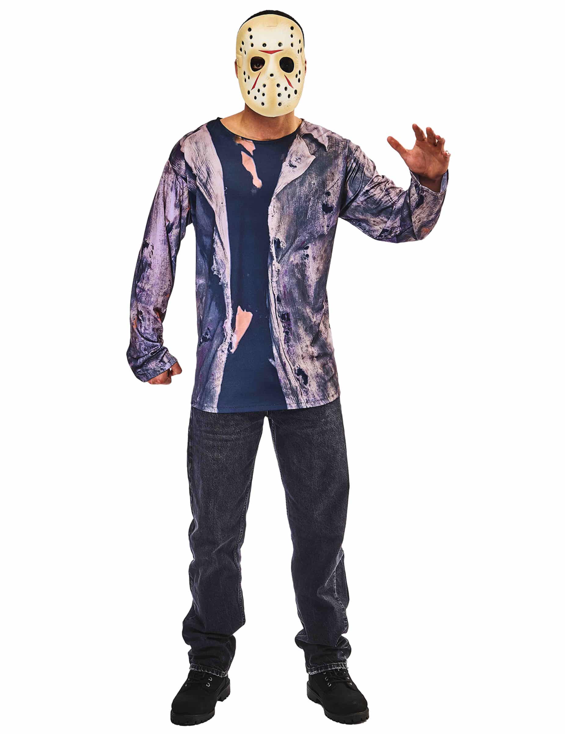 Jason Set für Erwachsene mit Oberteil und Maske