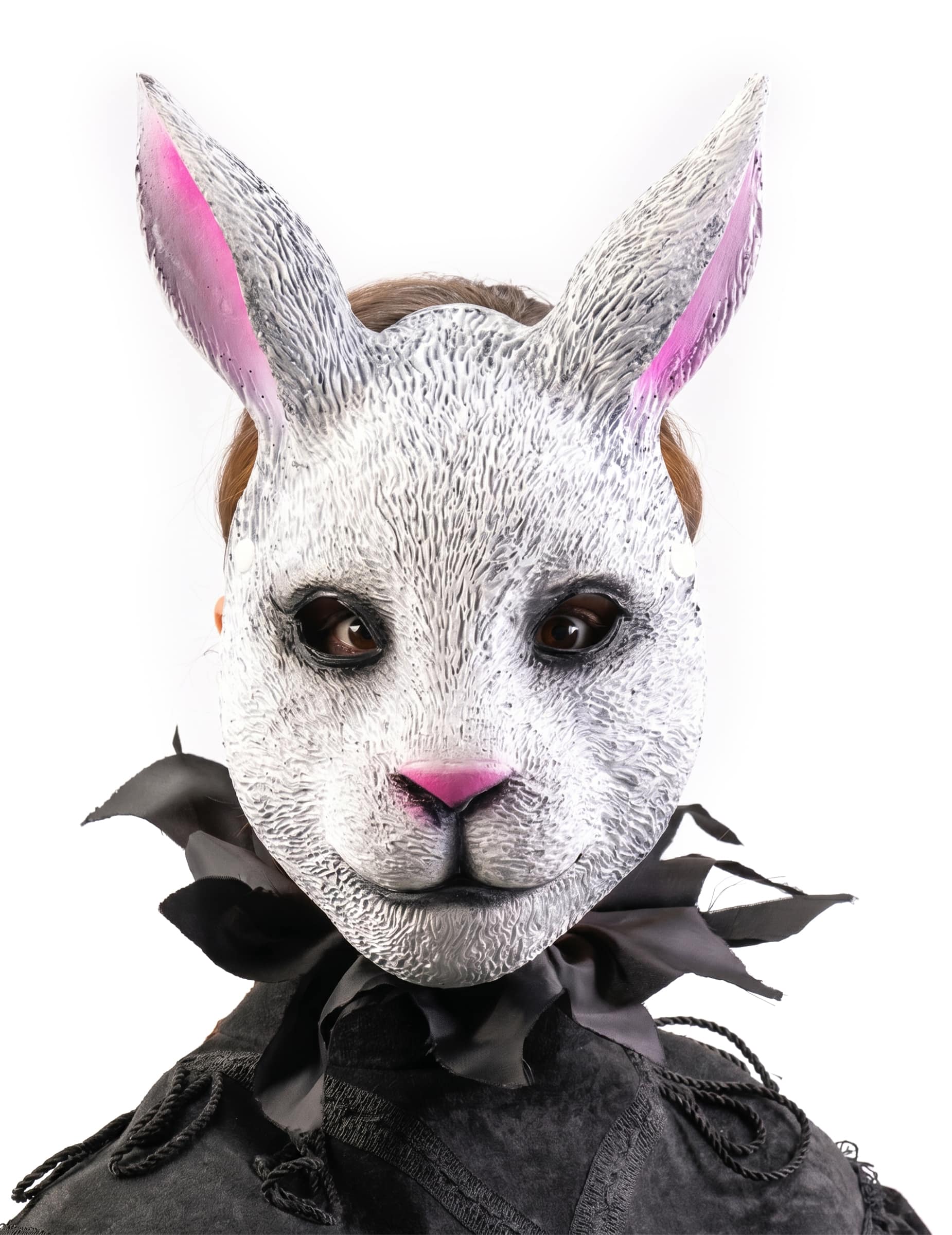 Kaninchenmaske Latex-Tiermaske