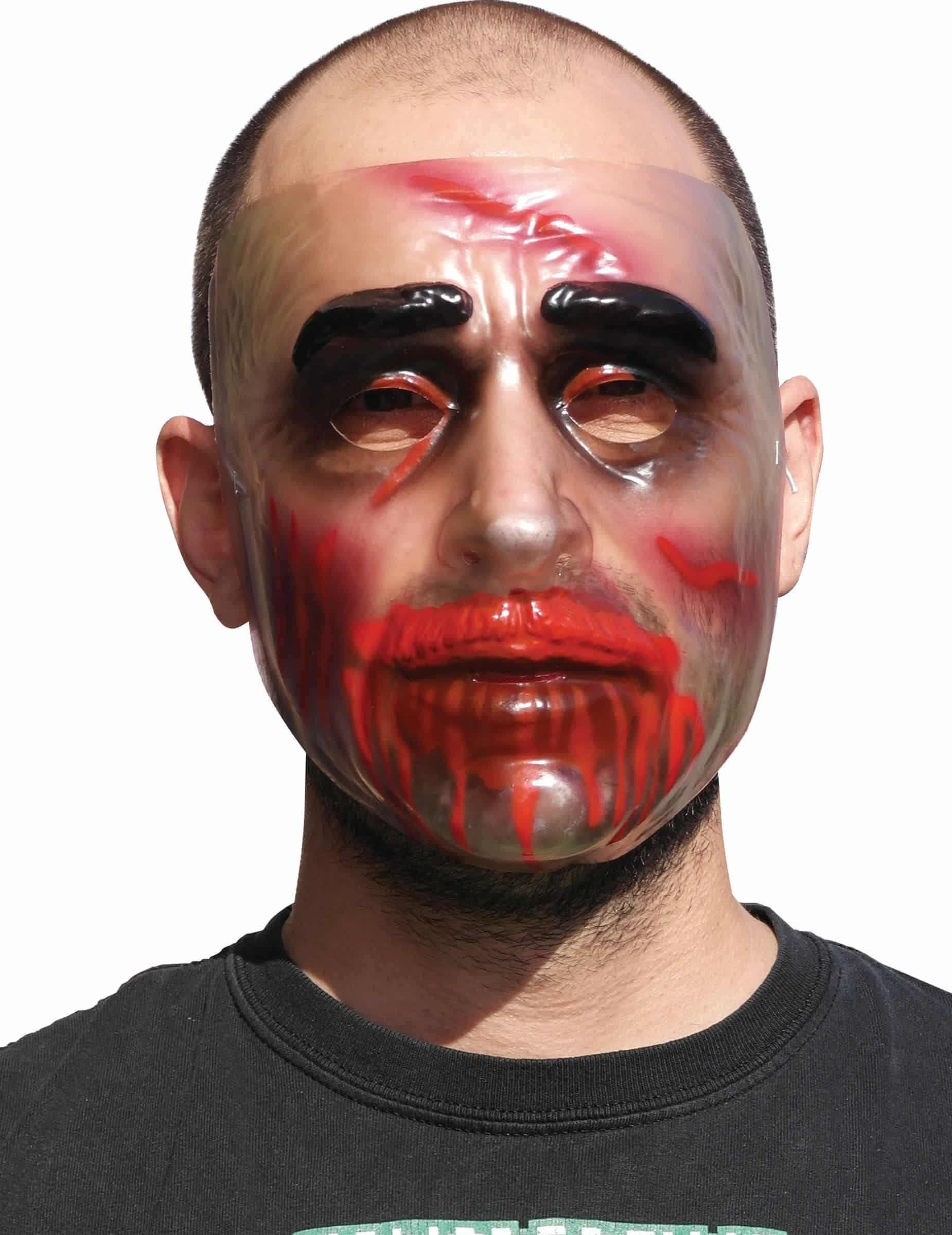 Kannibale Halloween-Maske transparent