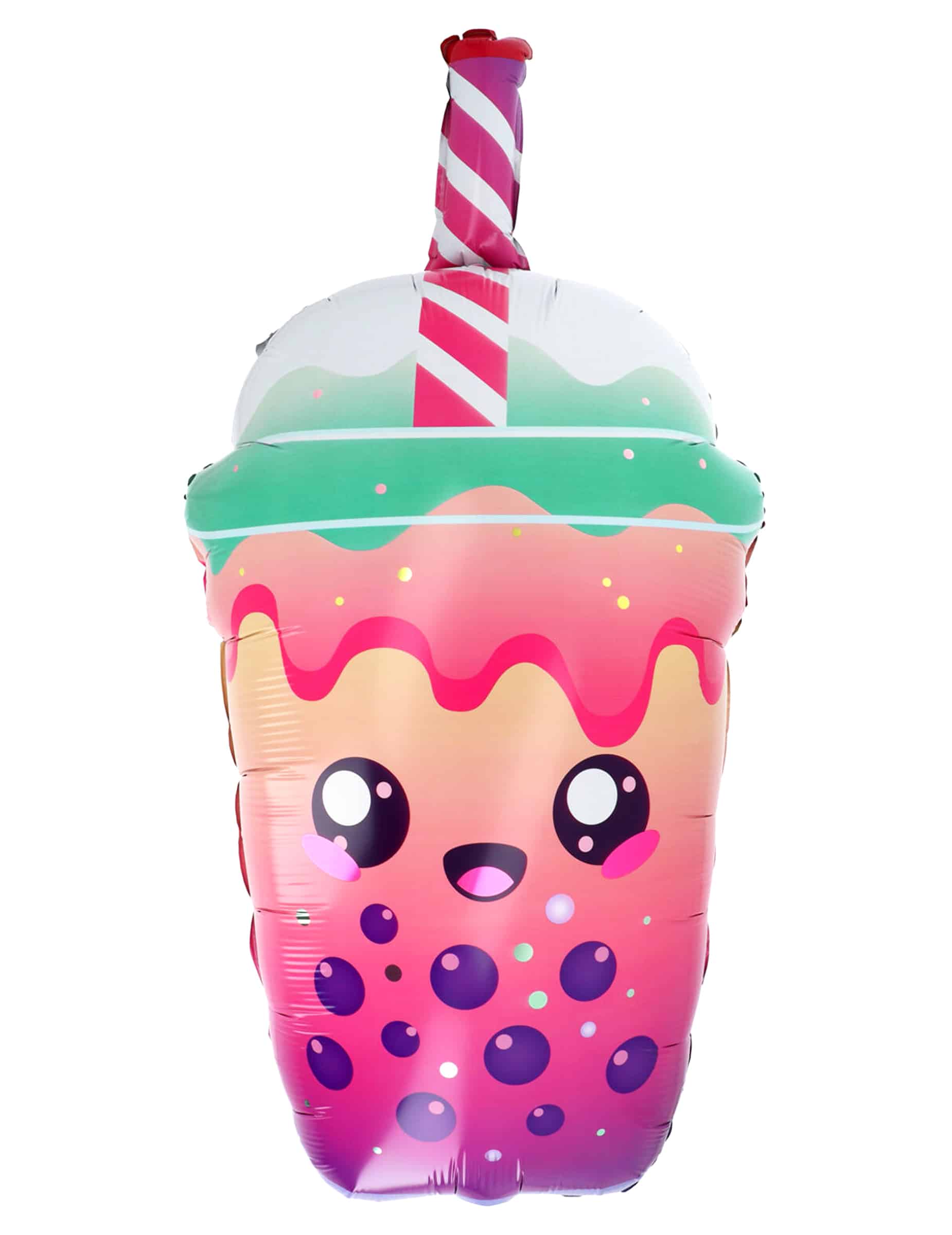 Kawaii Bubble Tea Folienballon 38 x 76 cm