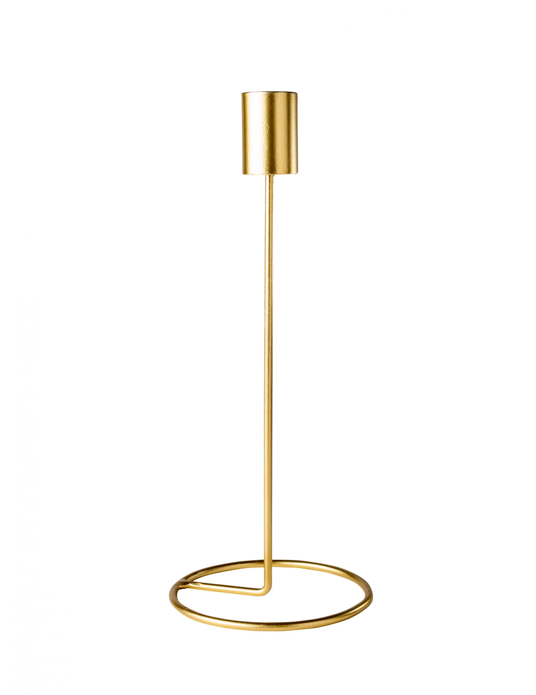 Kerzenhalter Design Gold Metall 23 x 9