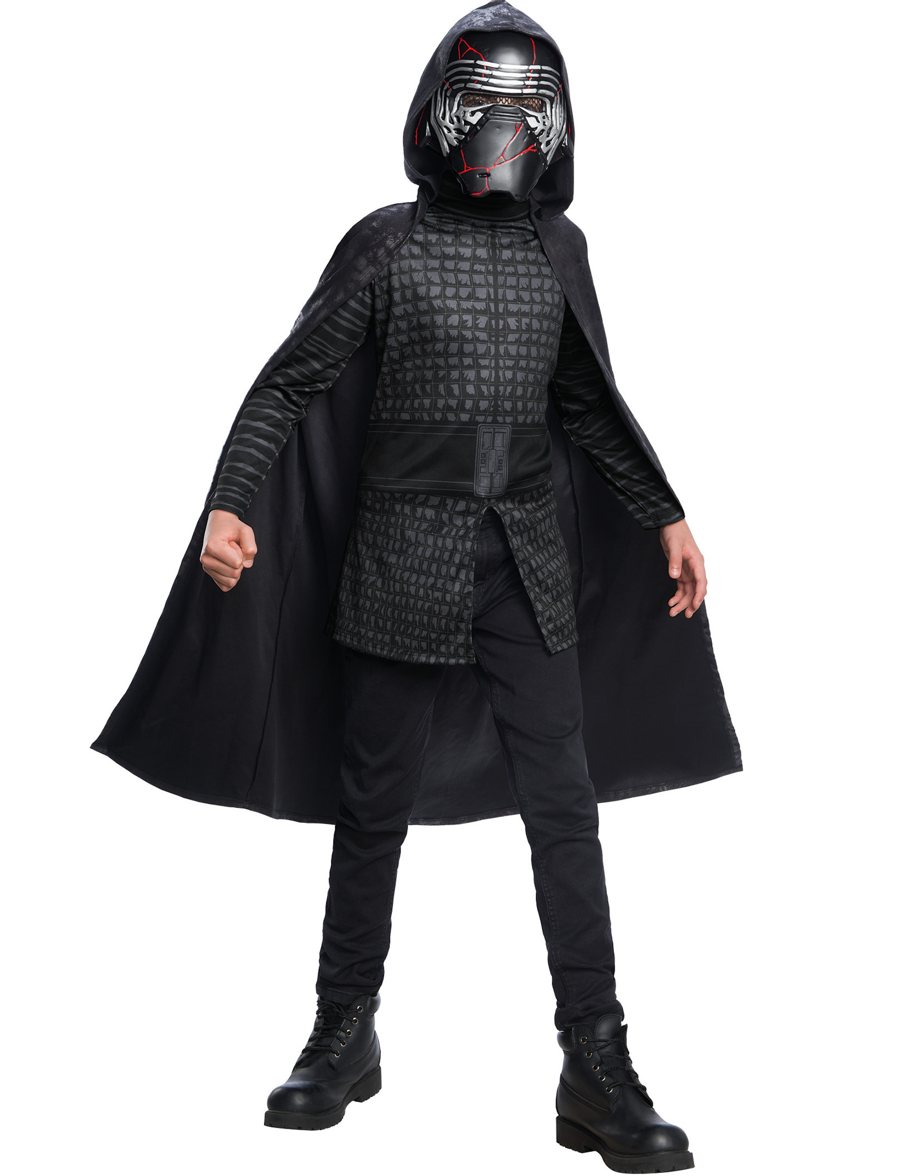 Klassisches Kylo Ren Kinderkostüm Star Wars IX schwarz-grau
