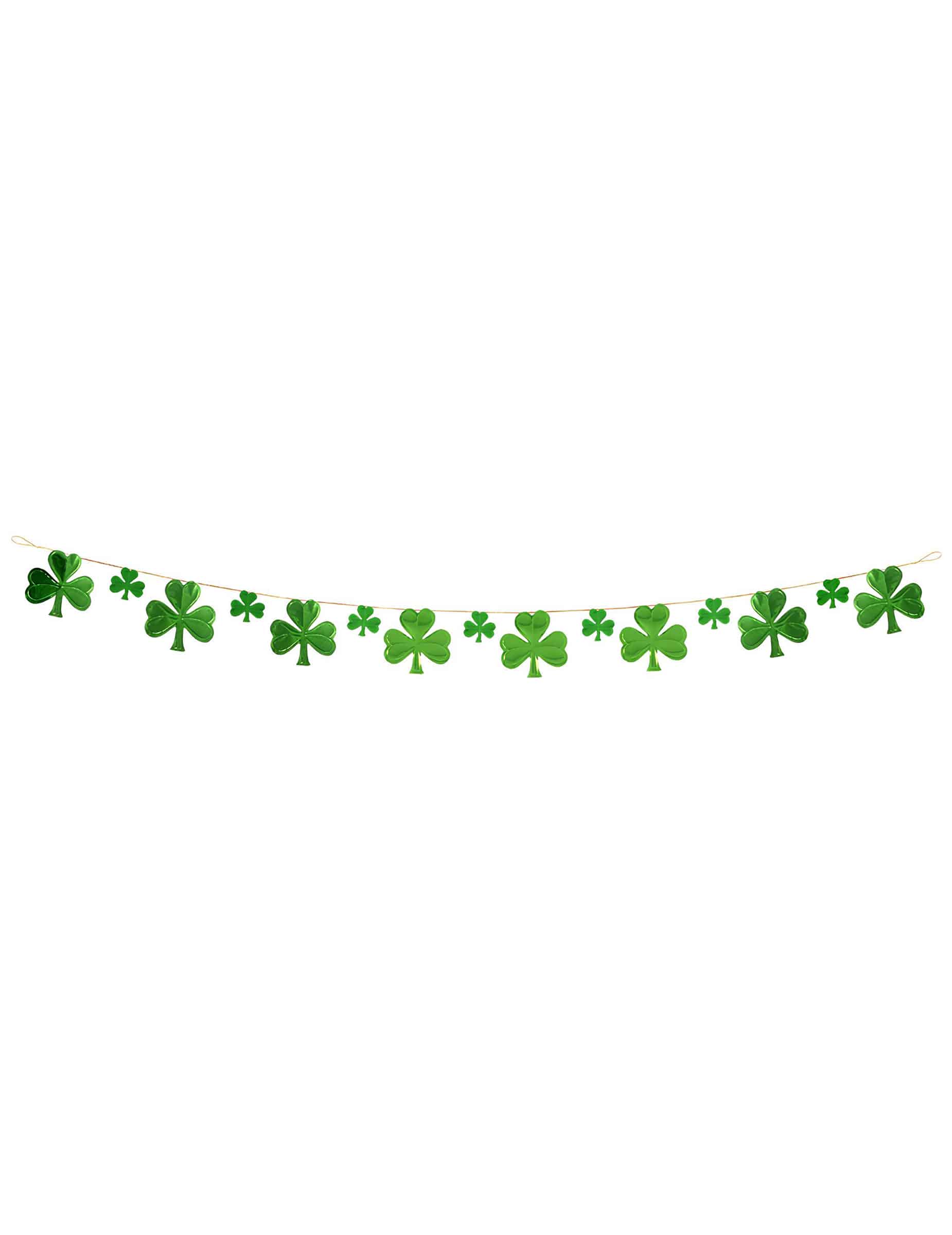 Kleeblatt Girlande Saint Patrick 3m grün