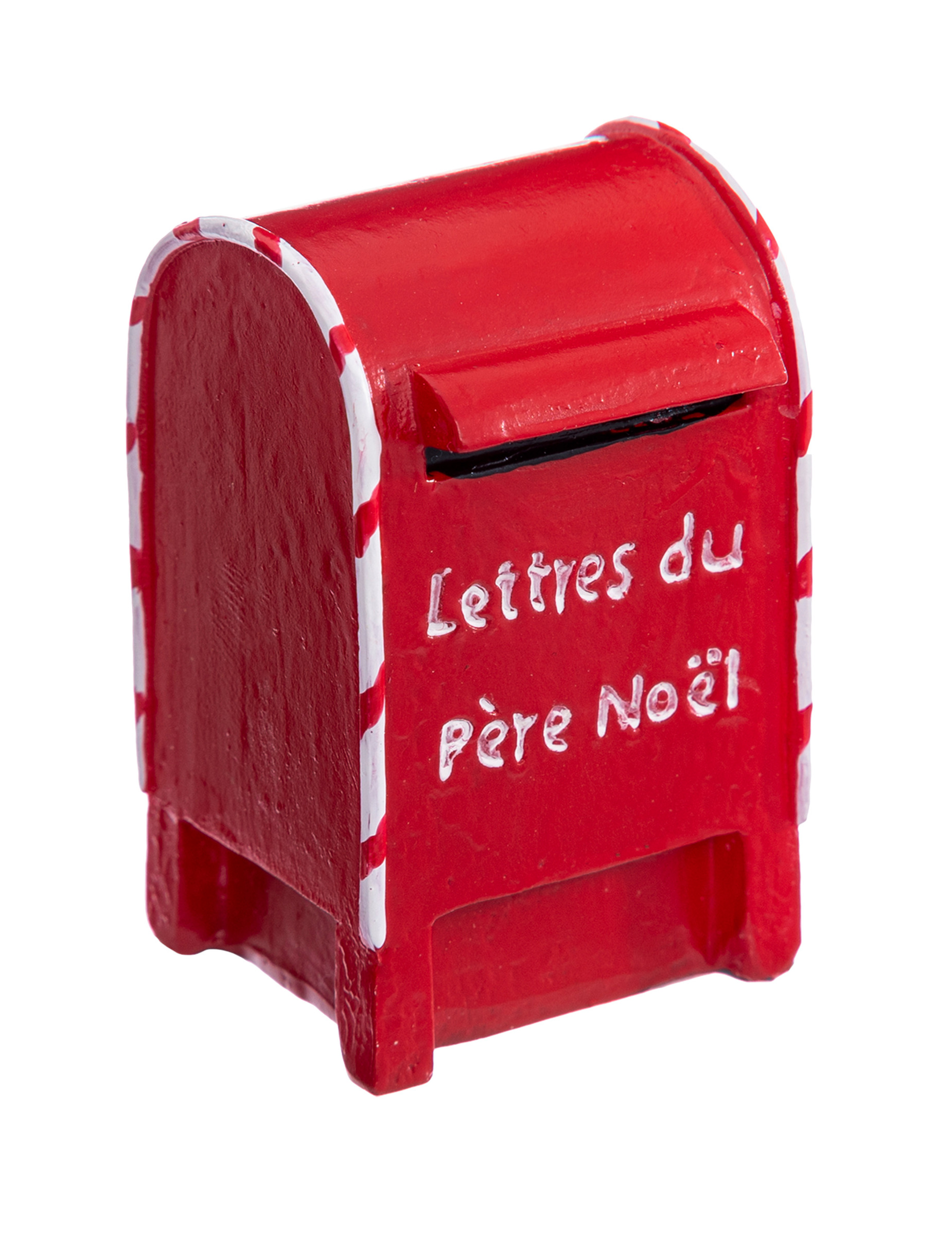 Kleine Weihnachtsmann-Briefkasten für Miniatur-Dörfer
