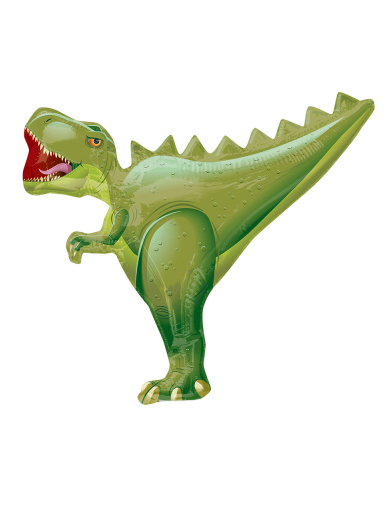 Kleiner T-Rex Folienballon 35 x 27 cm für Geburtstage