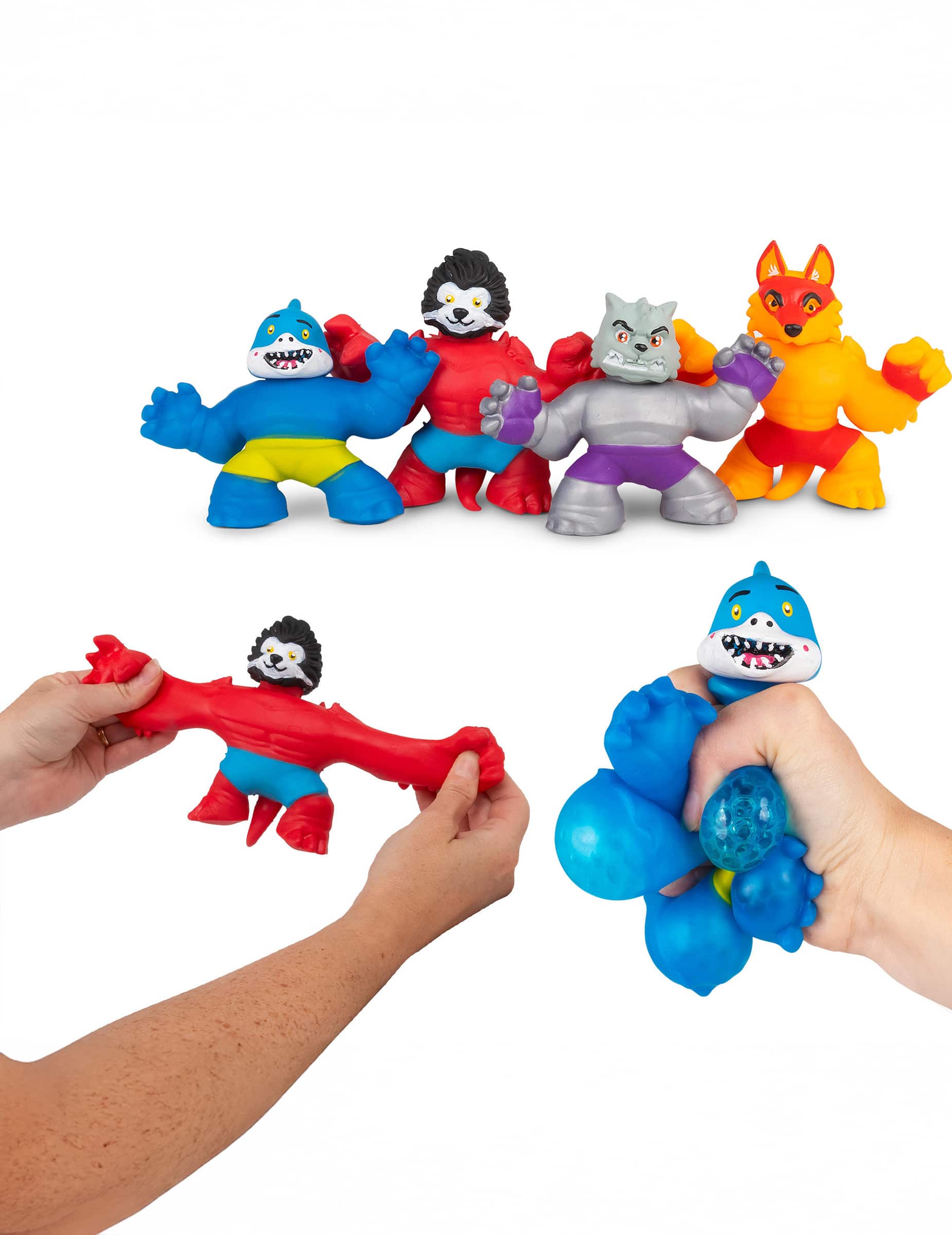 Knautsch Monster mit Perlen Spielzeug