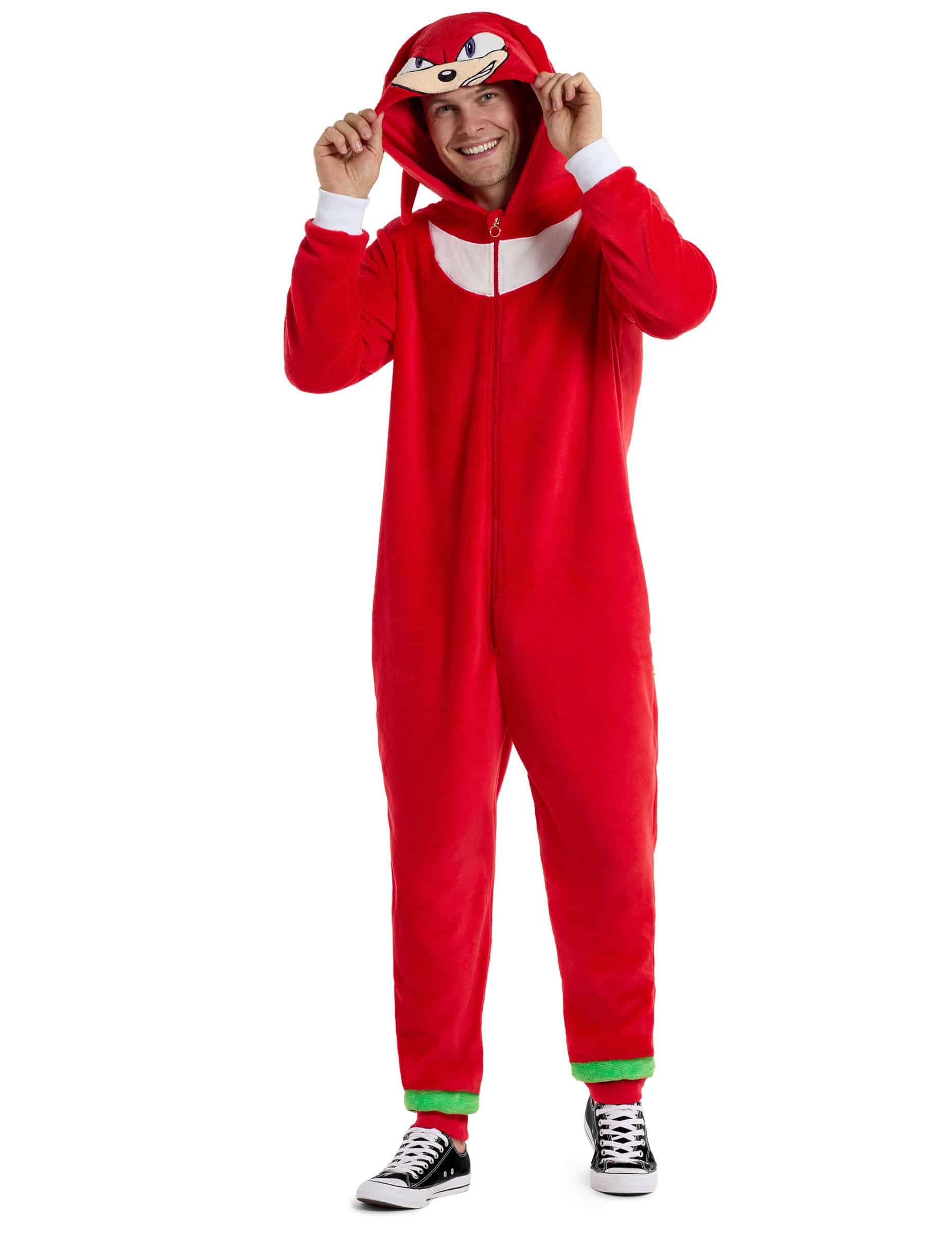 Knuckles Sonic Overall für Erwachsene rot