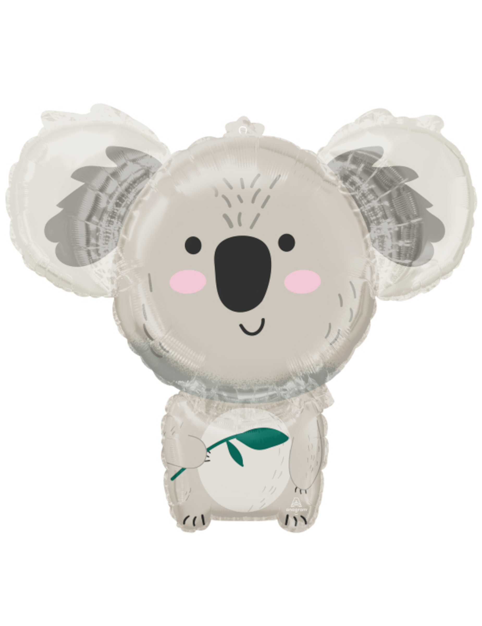 Koala Eukalyptus Folienballon 71 cm aufblasbar