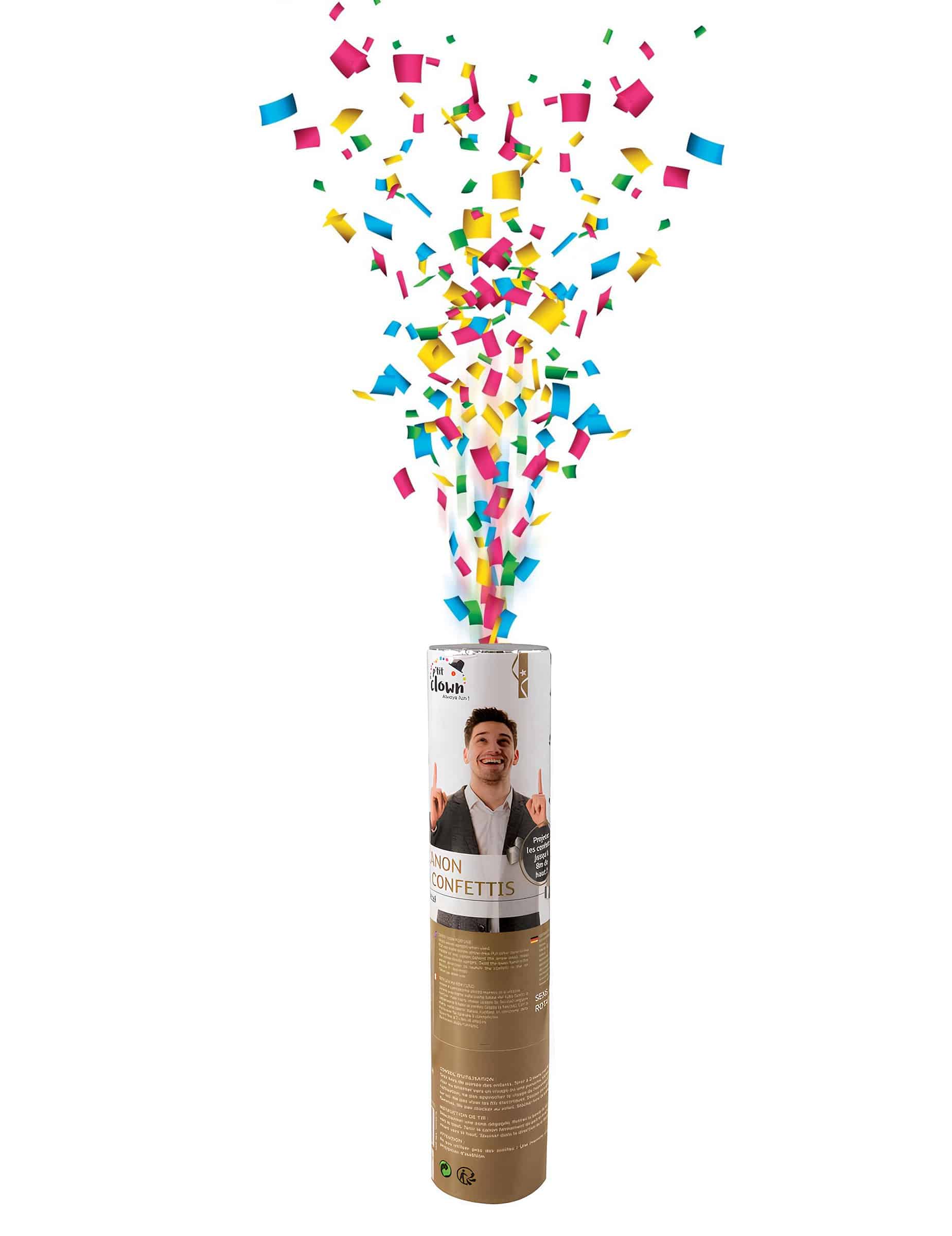 Konfetti Kanone Bunt 20cm