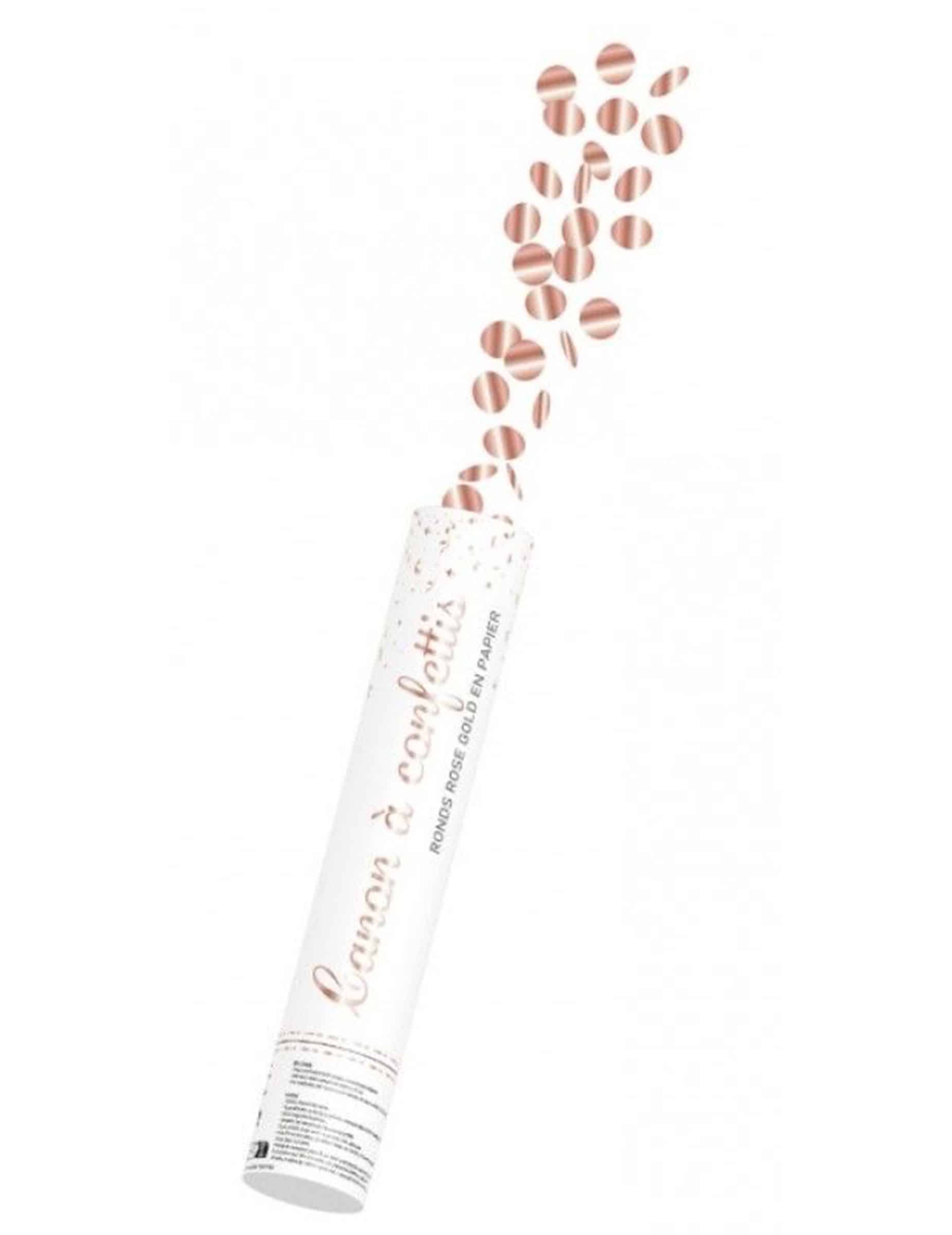 Konfetti Kanone Roségold 28 cm