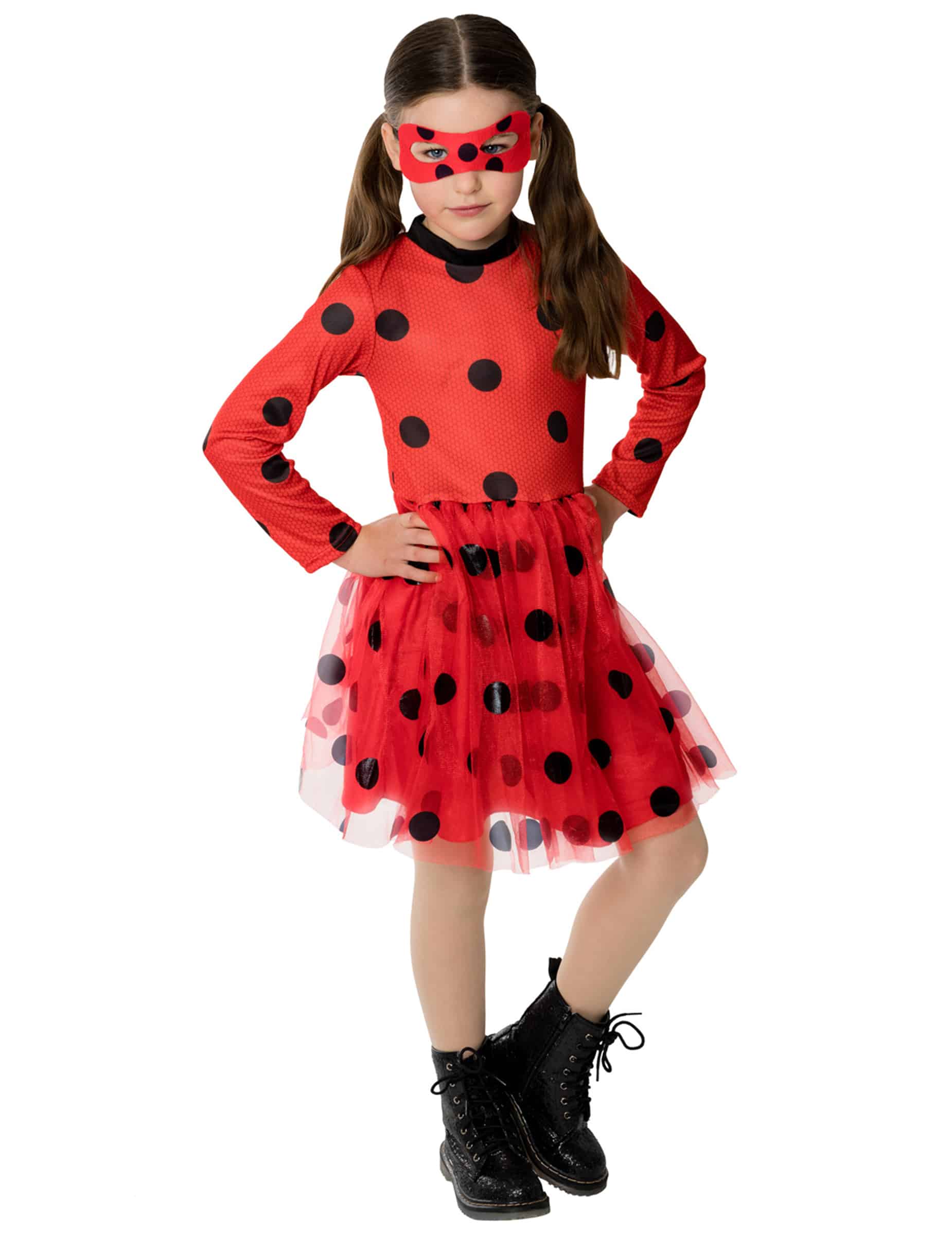 Kostüm Kleid mit Unterrock Ladybug Miraculous Kinder