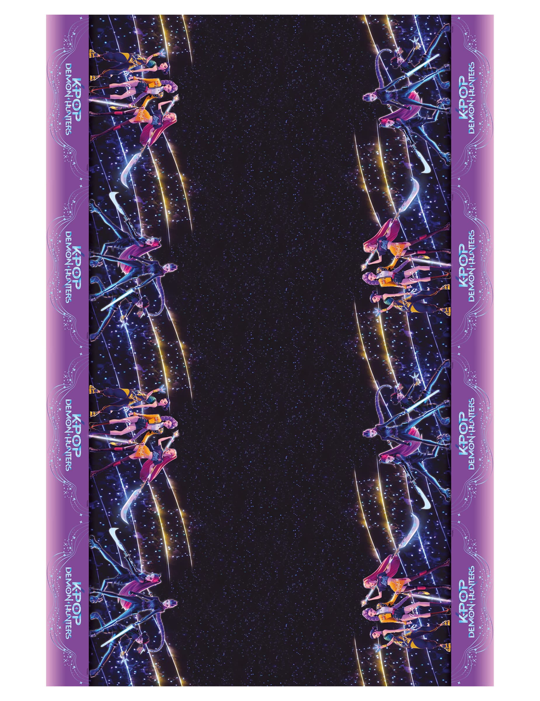 Kpop Demon Hunter Plastiktischdecke 120 x 180 cm