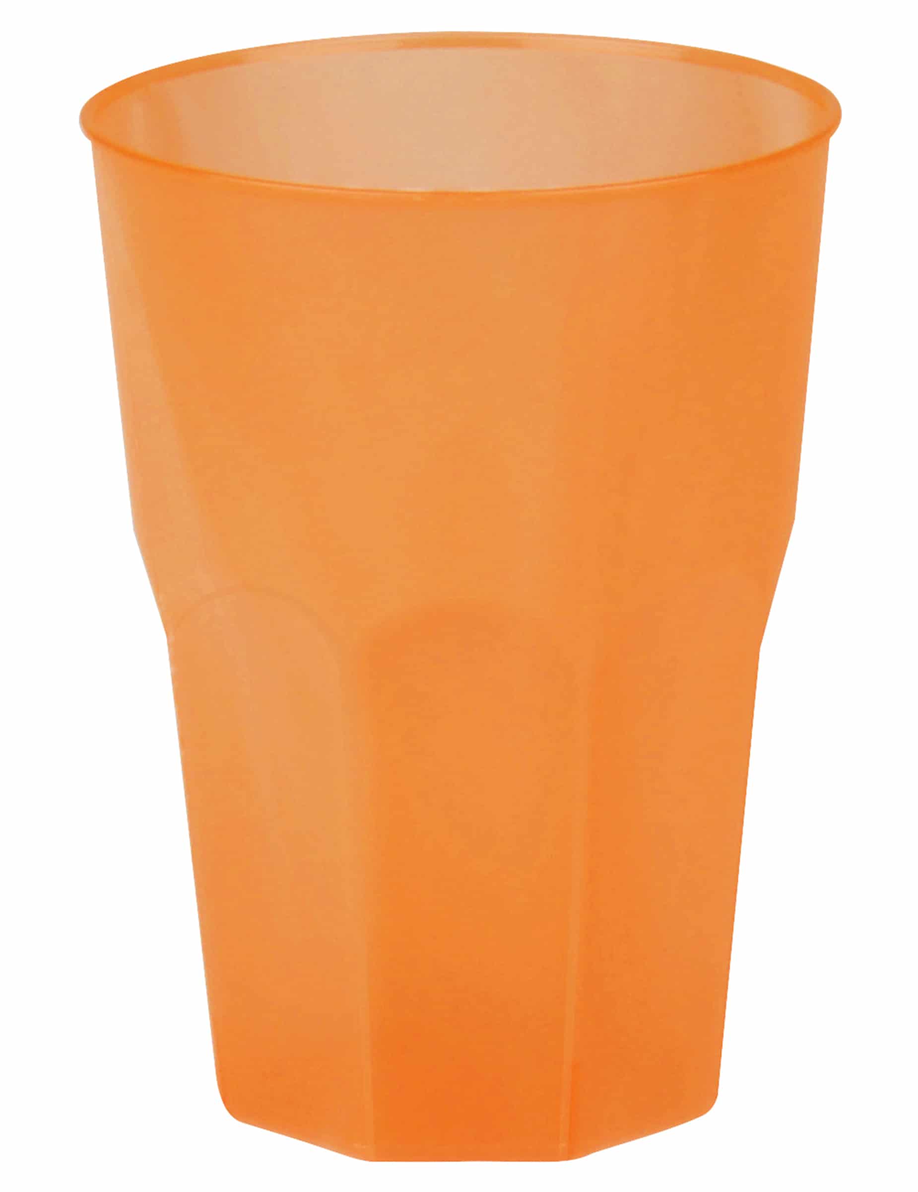 Kunststoff-Becher gefrostet Orange 42 cl