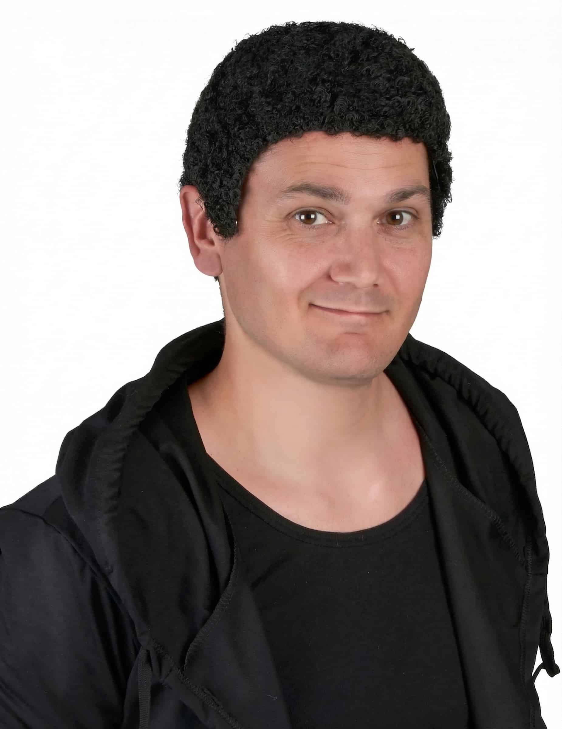 Kurze Afro Perücke schwarz