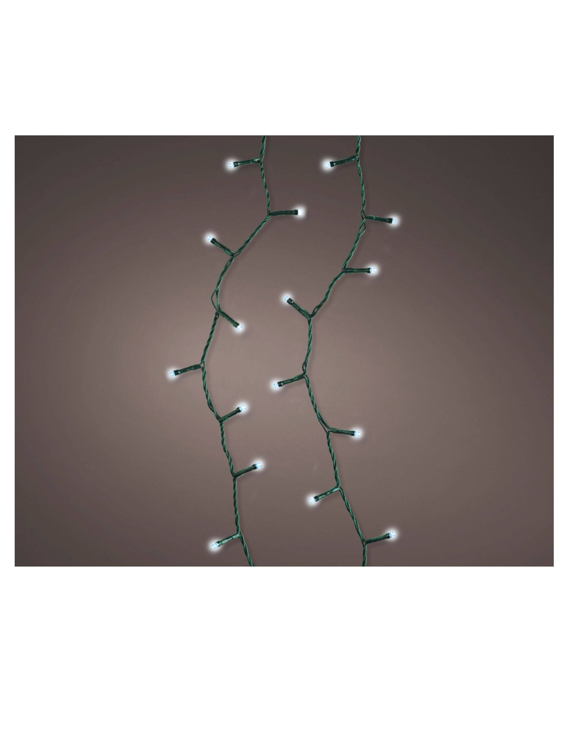 LED-Lichterkette 20 m 400 LEDs weiss