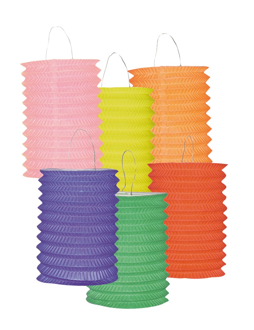 Lampion-Set Hängedeko 12 Stück bunt