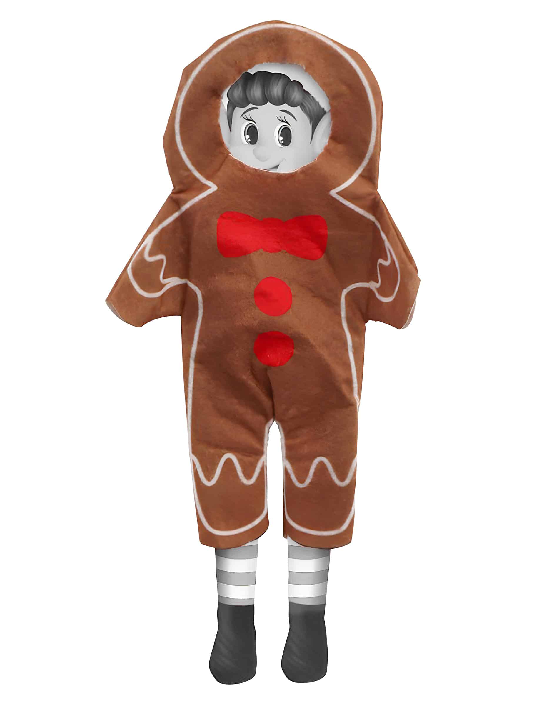 Lebkuchen Kostüm für Elf Puppe festliche Puppenkleidung