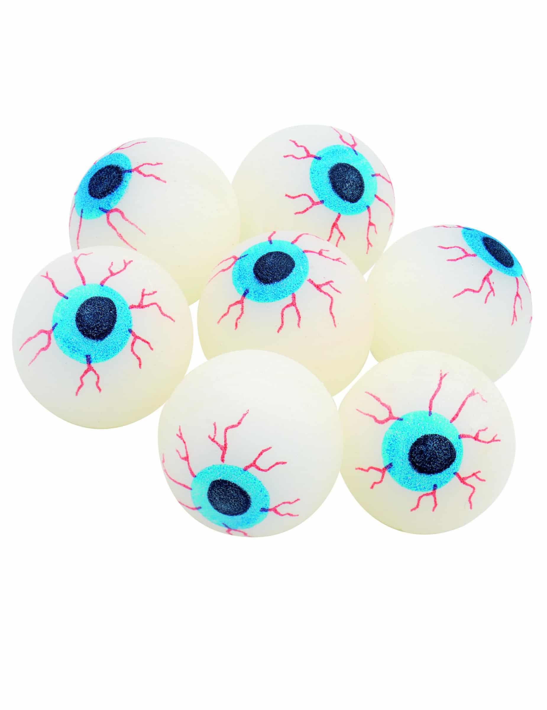 Leuchtball Auge Halloween Party-Deko Flummiball lila-blau 2