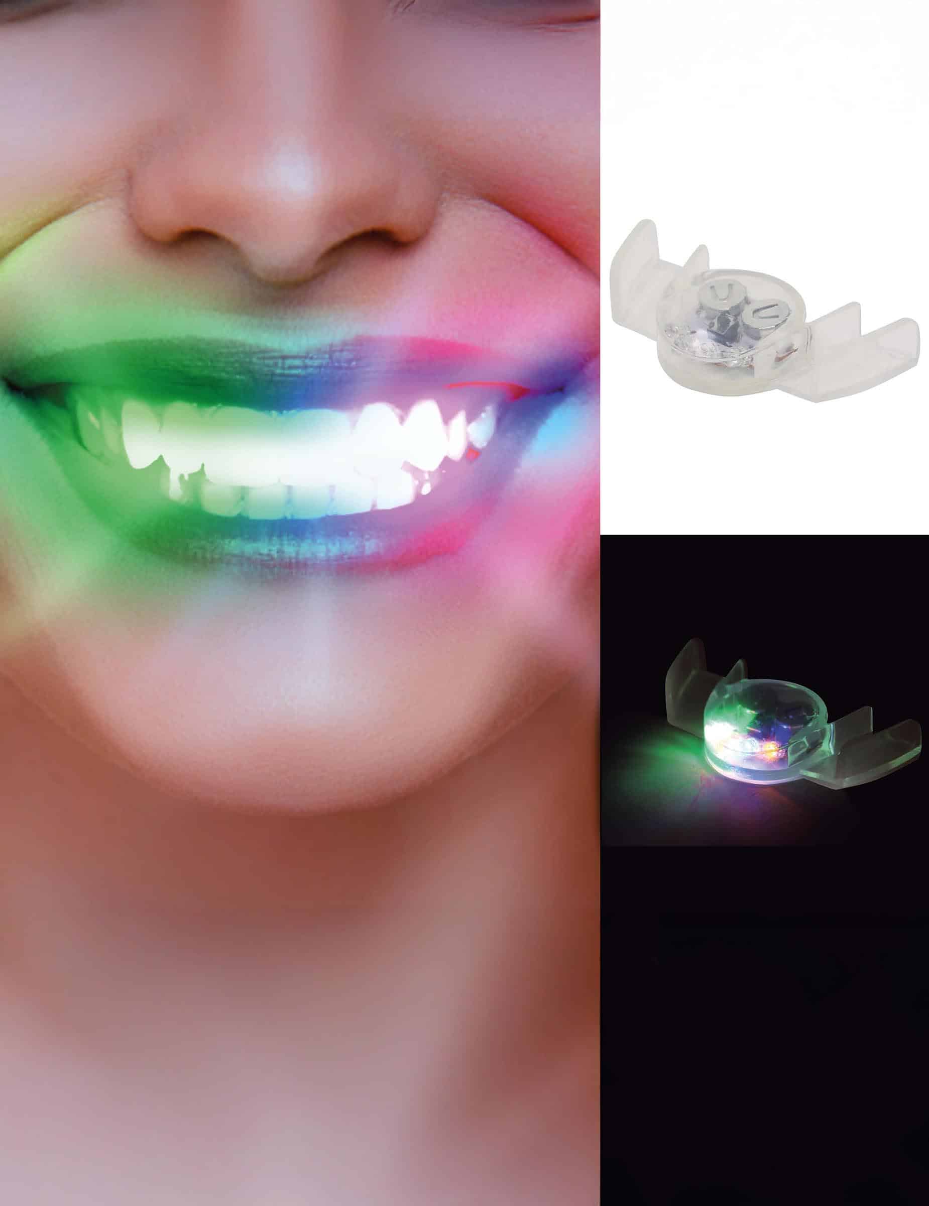 Leuchtendes LED-Gebiss