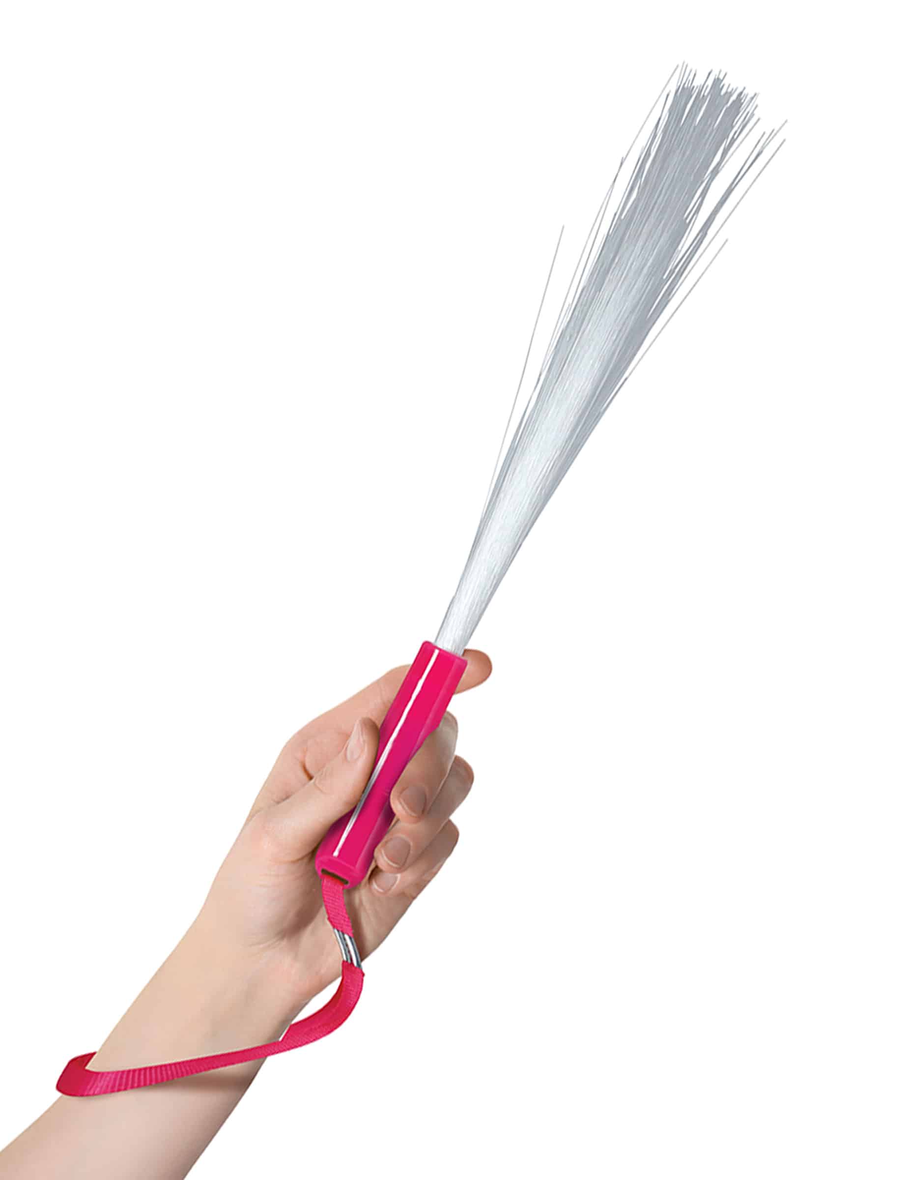 Leuchtstab Glasfaser Accessoire für alle 25 cm Pink